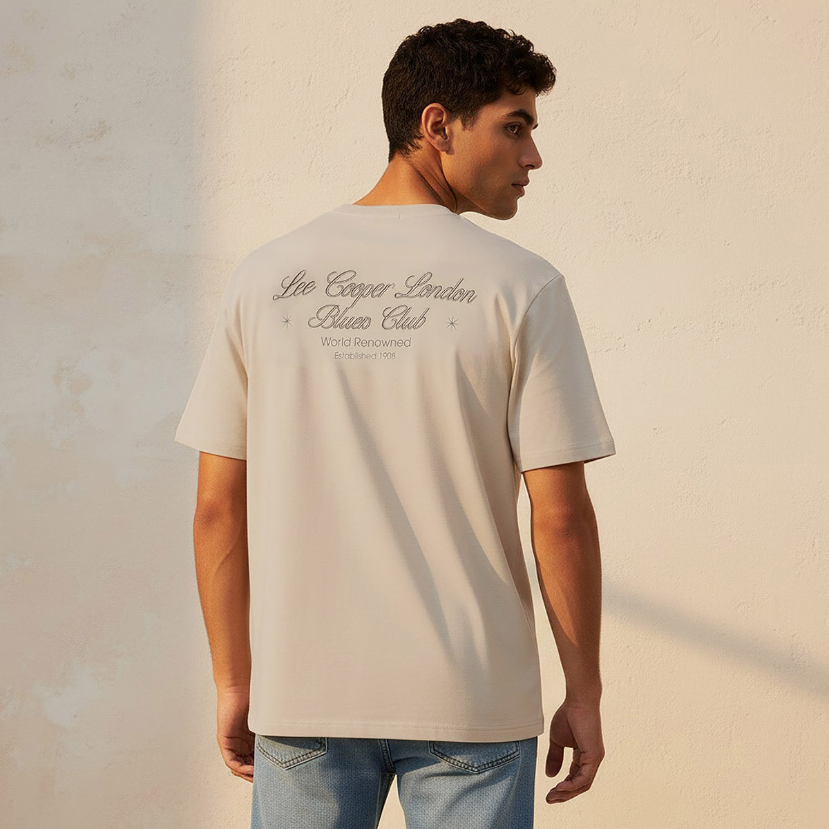 Lee Cooper Men Regular Fit Crew Neck Short Sleeve Logo Print T-shirt-men-clothing-tshirtsandpolos-tshirts-image-4