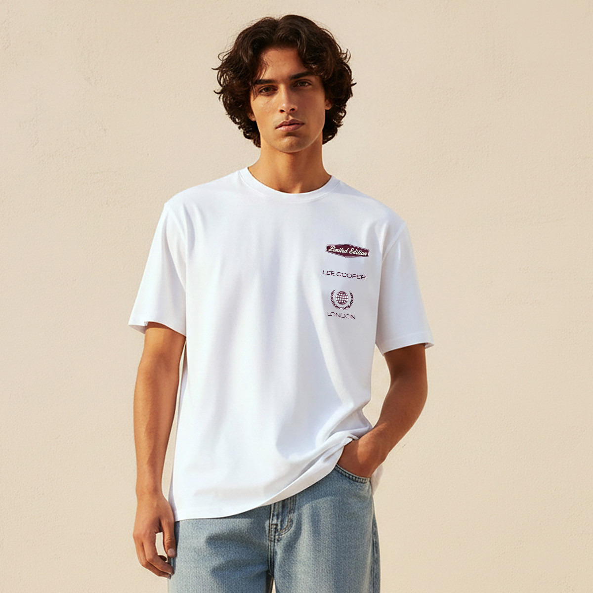 Lee Cooper Men Regular Fit Crew Neck Short Sleeve Logo Print T-shirt-men-clothing-tshirtsandpolos-tshirts-image-5