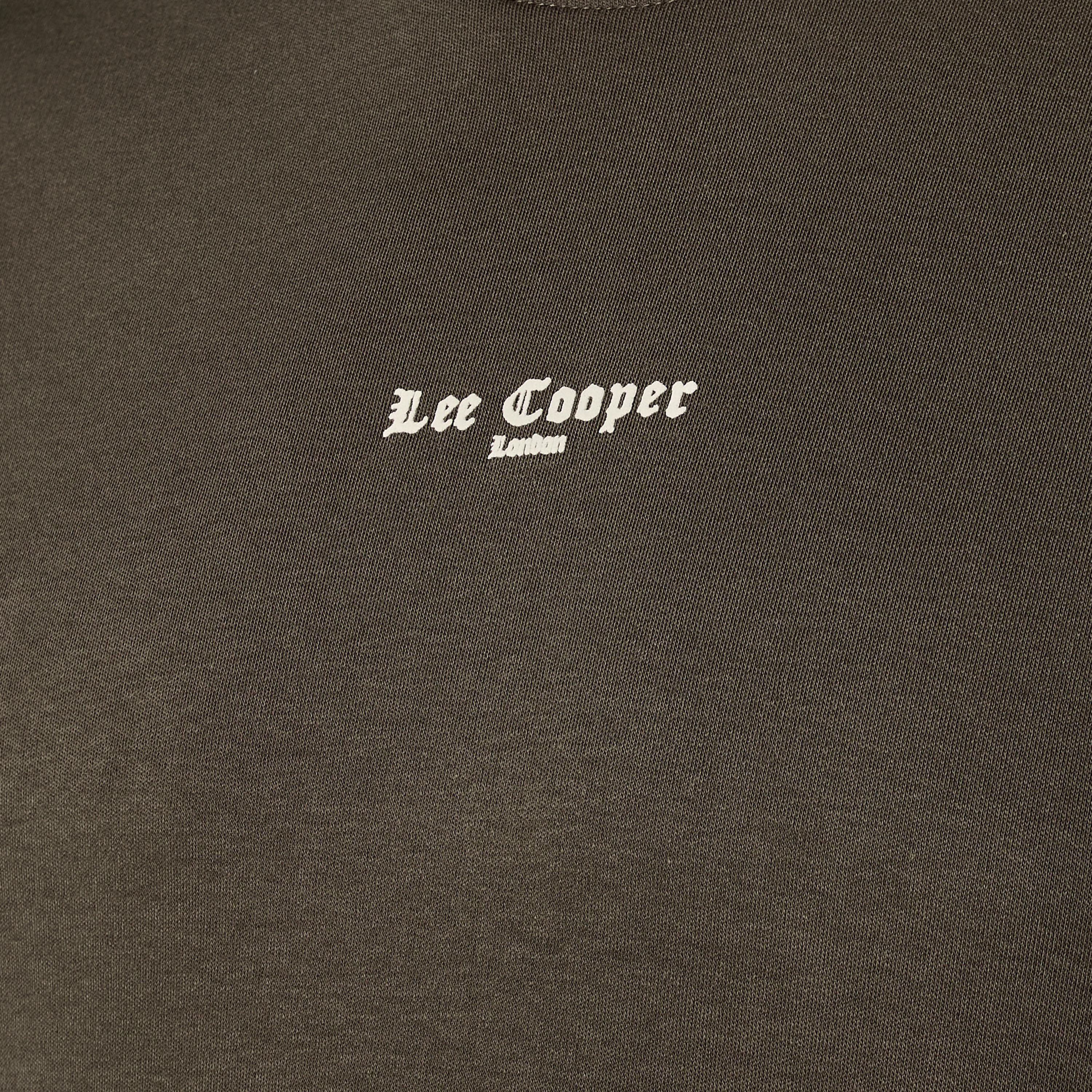 Lee Cooper Men Regular Fit Crew Neck Short Sleeve Logo Print T-shirt-men-clothing-tshirtsandpolos-tshirts-image-2