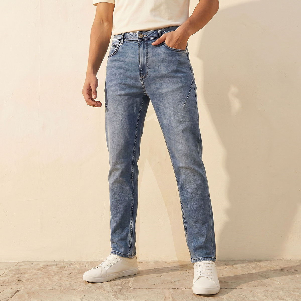 Lee Cooper Men Regular Fit Soft Touch Jeans-men-clothing-bottoms-jeans-image-1