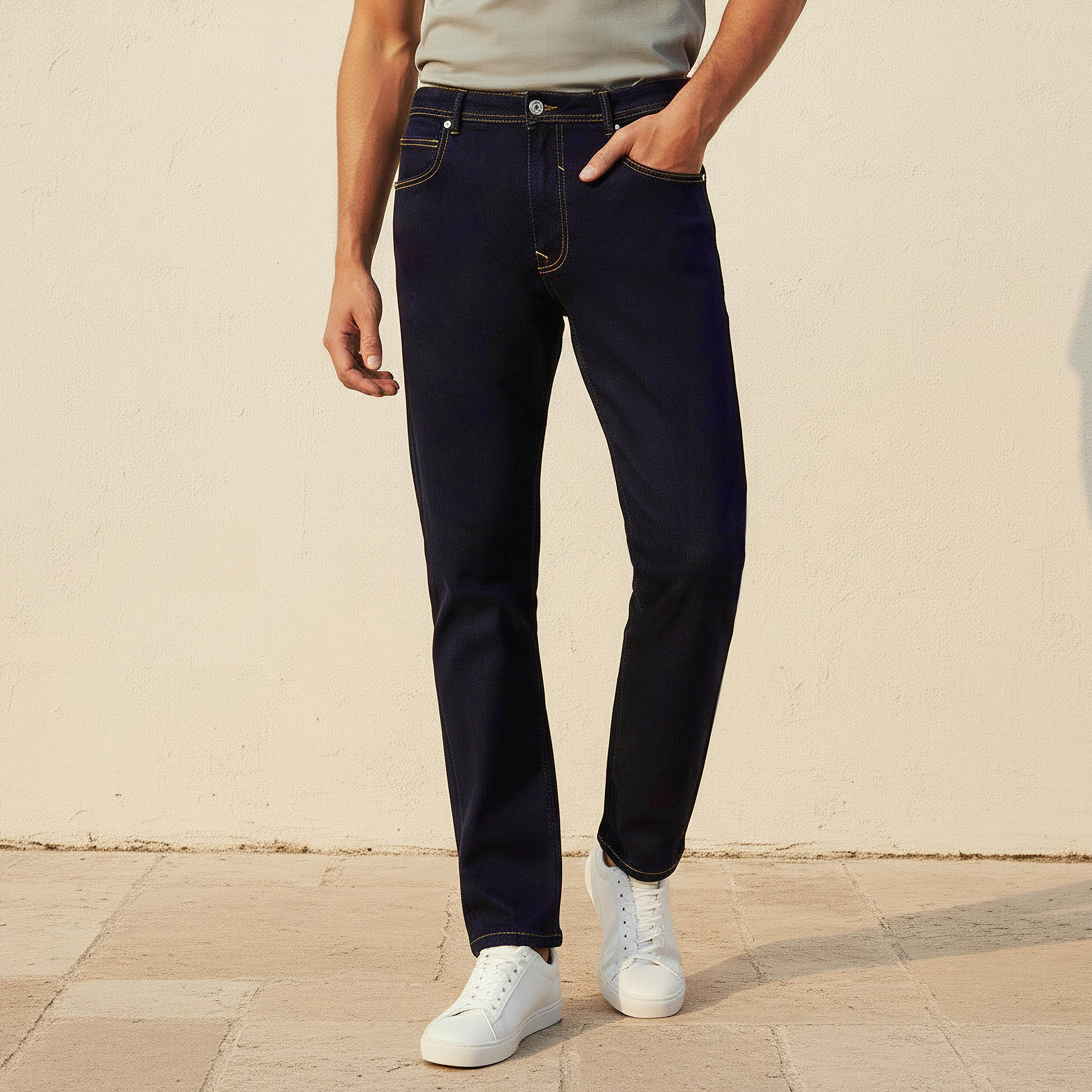 Lee Cooper Men Regular Fit Soft Touch Jeans-men-clothing-bottoms-jeans-image-1