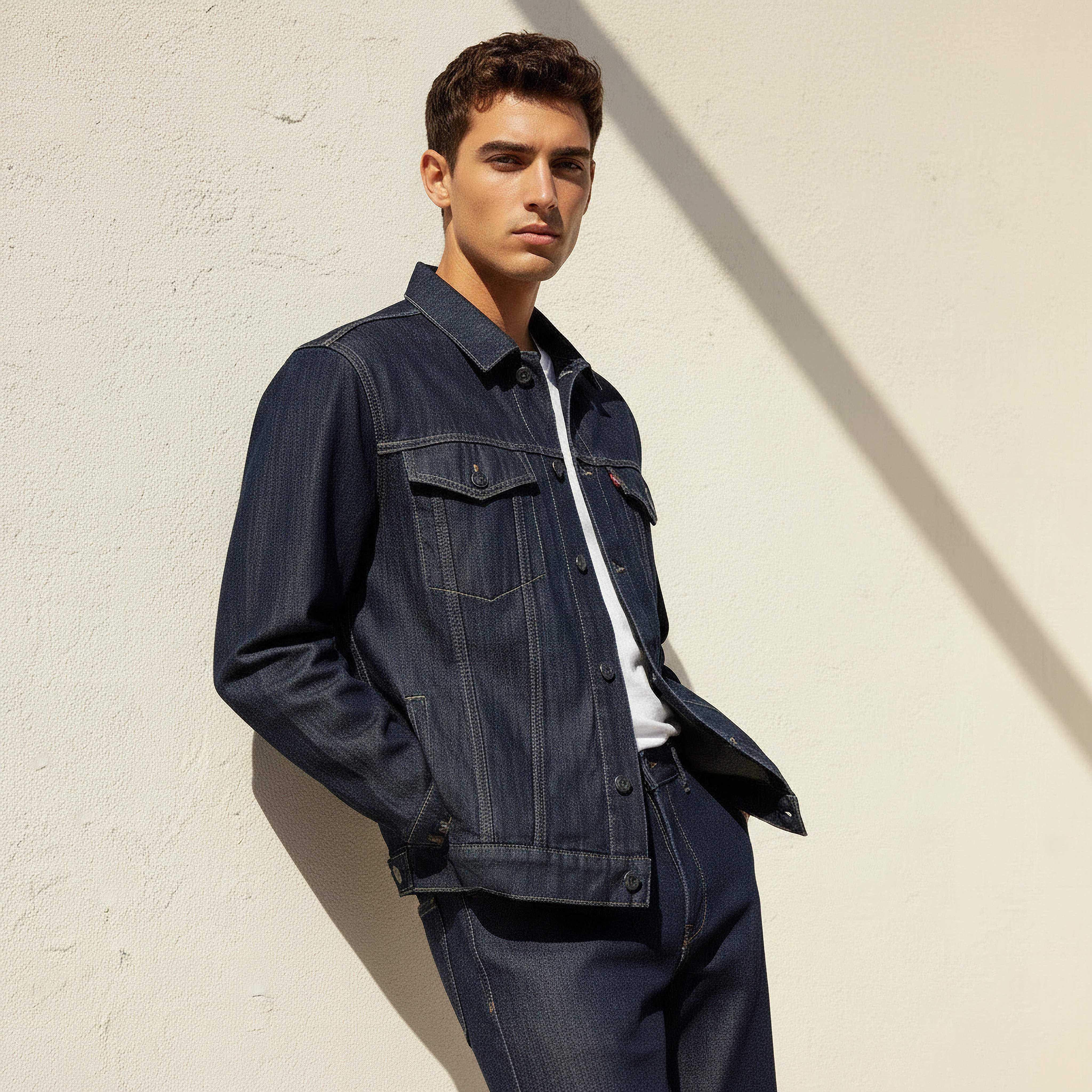 Lee Cooper Men Flap Pocket Trucker Jacket-men-clothing-jacketsandblazers-jackets-image-1