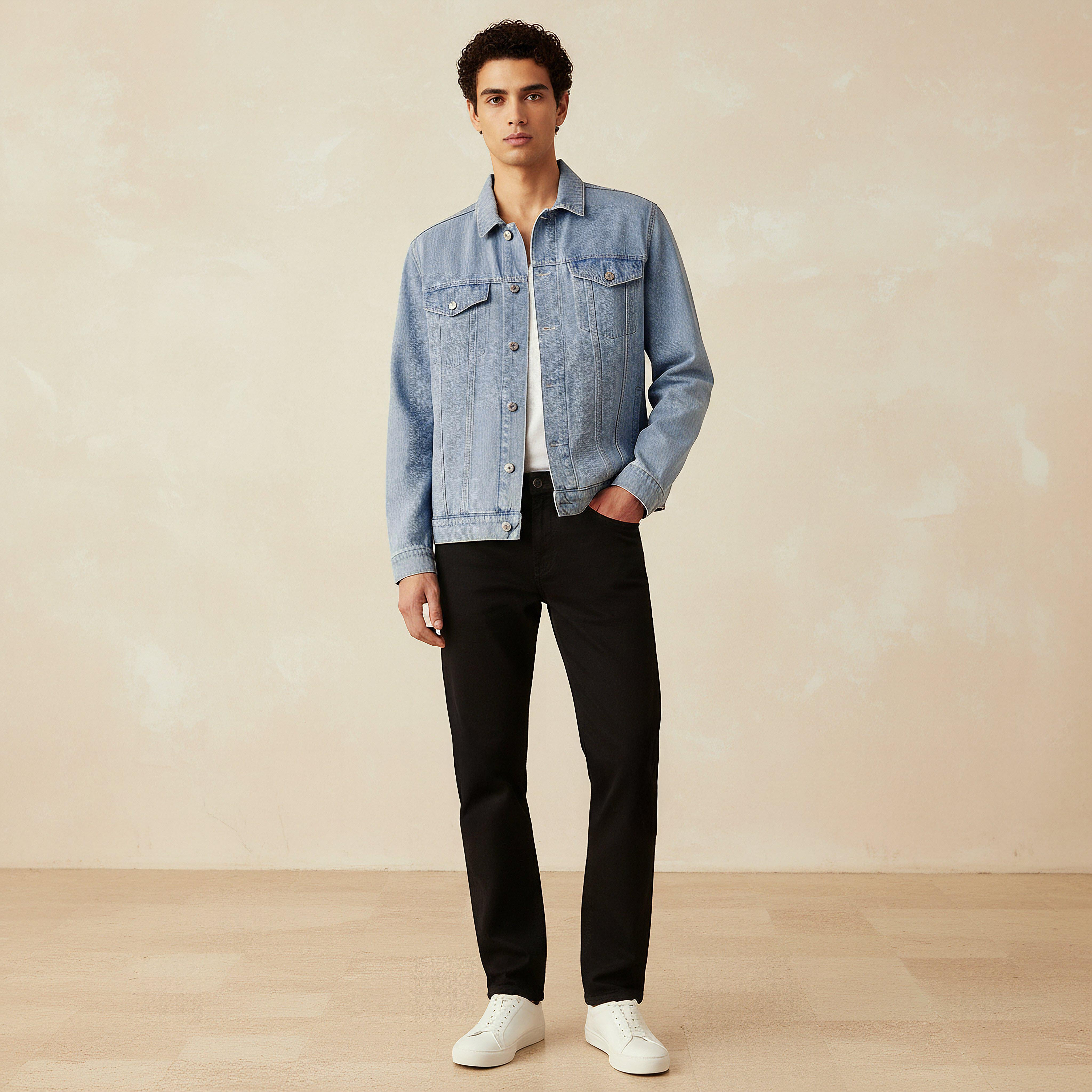 Lee Cooper Men Flap Pocket Trucker Jacket-men-clothing-jacketsandblazers-jackets-image-3