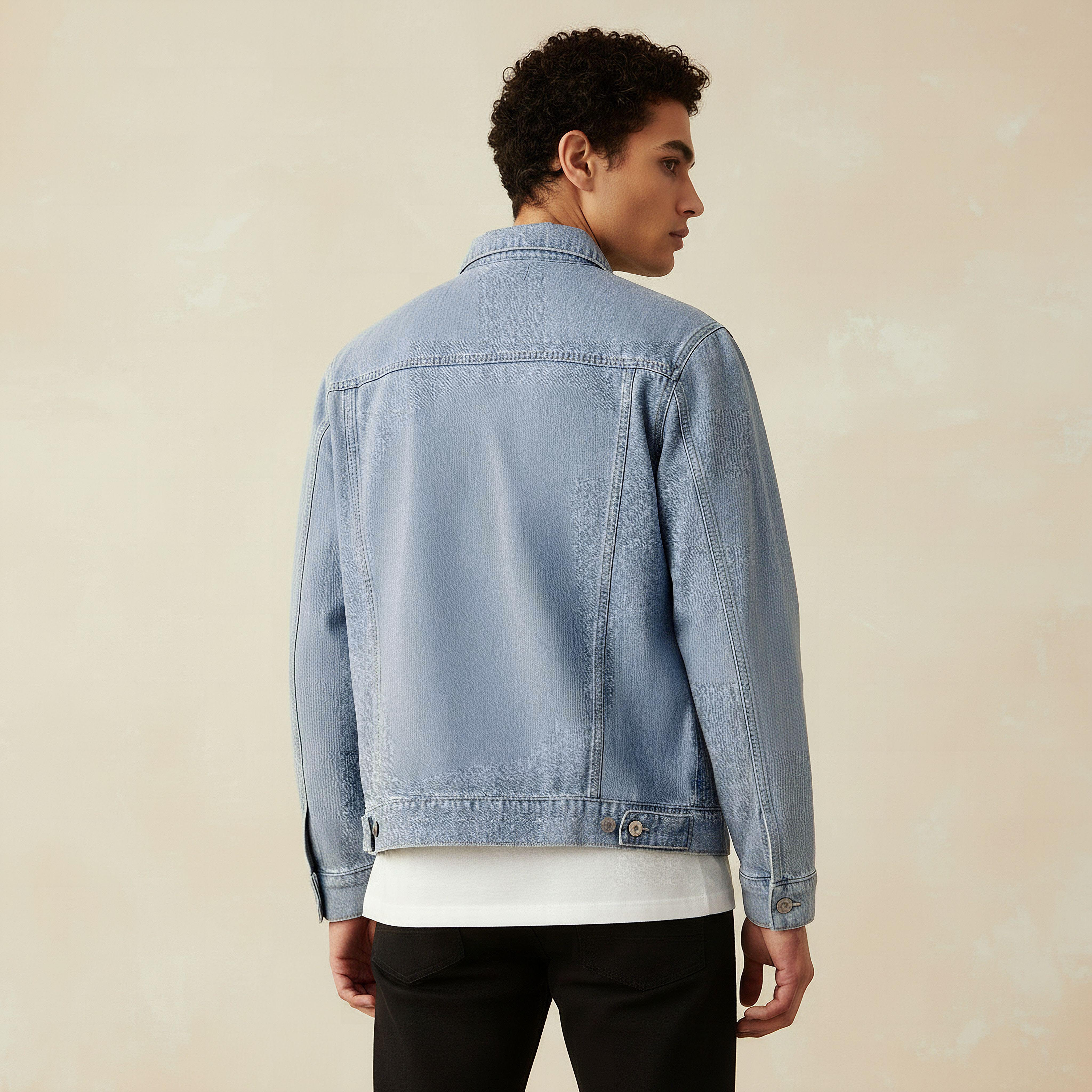 Lee Cooper Men Flap Pocket Trucker Jacket-men-clothing-jacketsandblazers-jackets-image-4