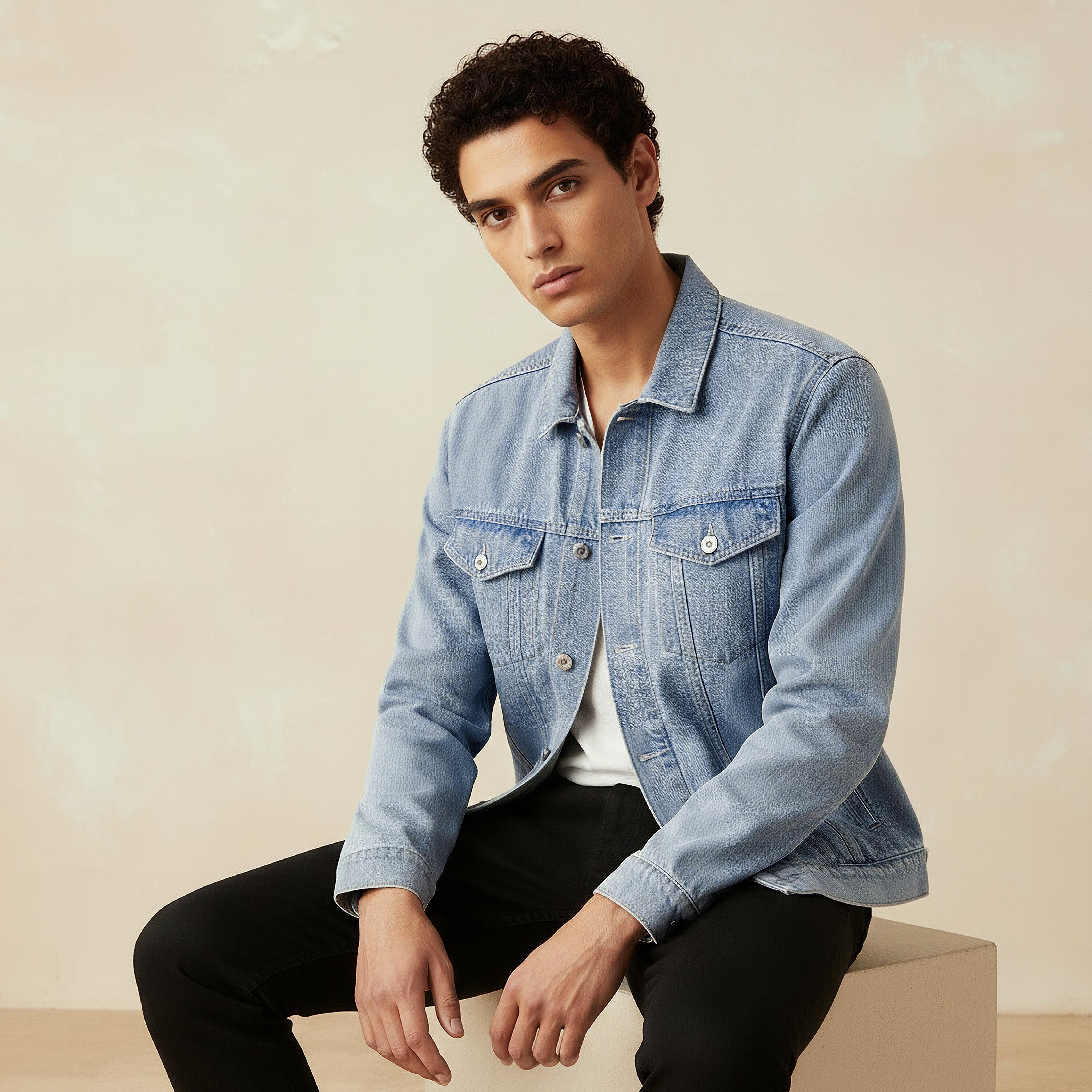 Lee Cooper Men Flap Pocket Trucker Jacket-men-clothing-jacketsandblazers-jackets-image-5