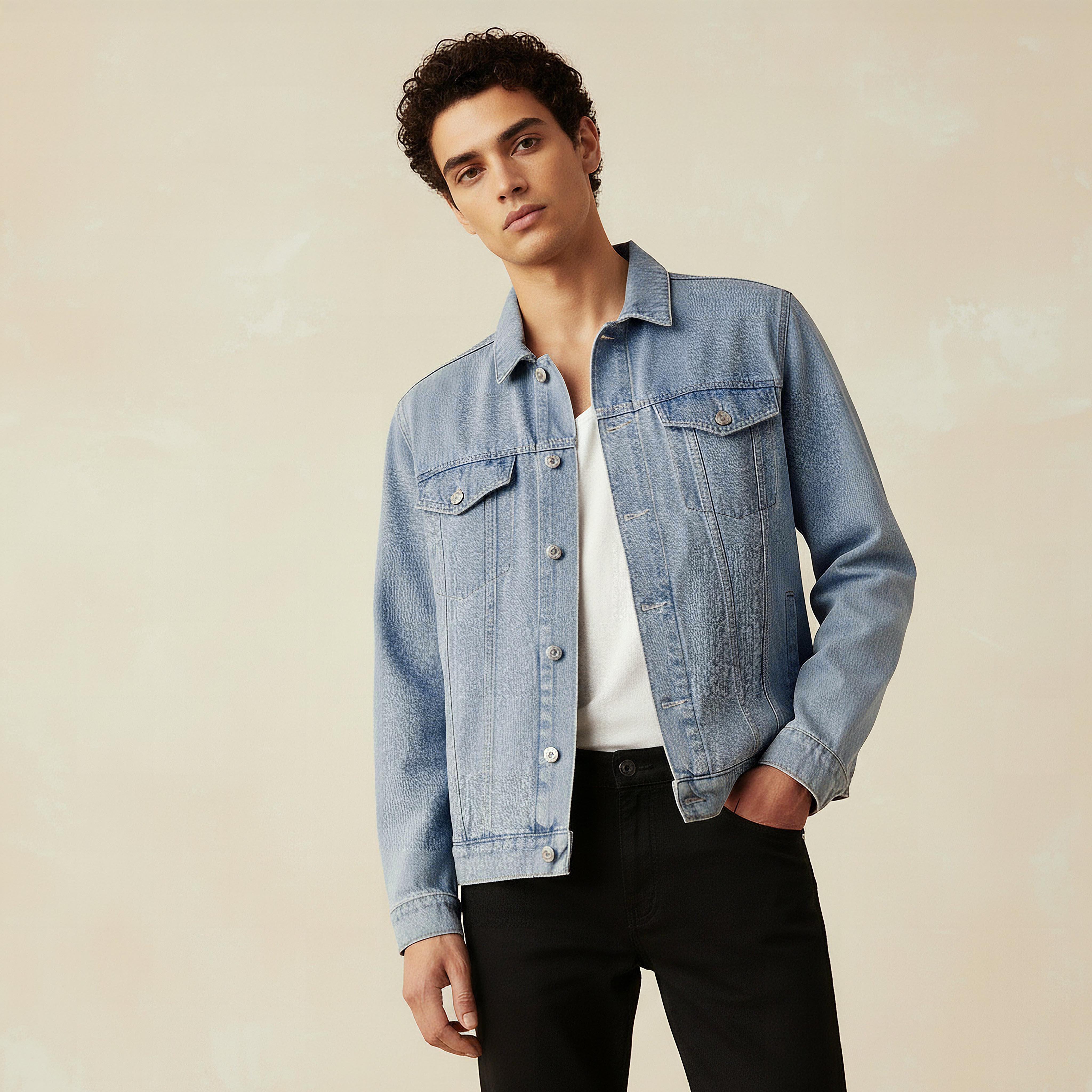 Lee Cooper Men Flap Pocket Trucker Jacket-men-clothing-jacketsandblazers-jackets-image-6