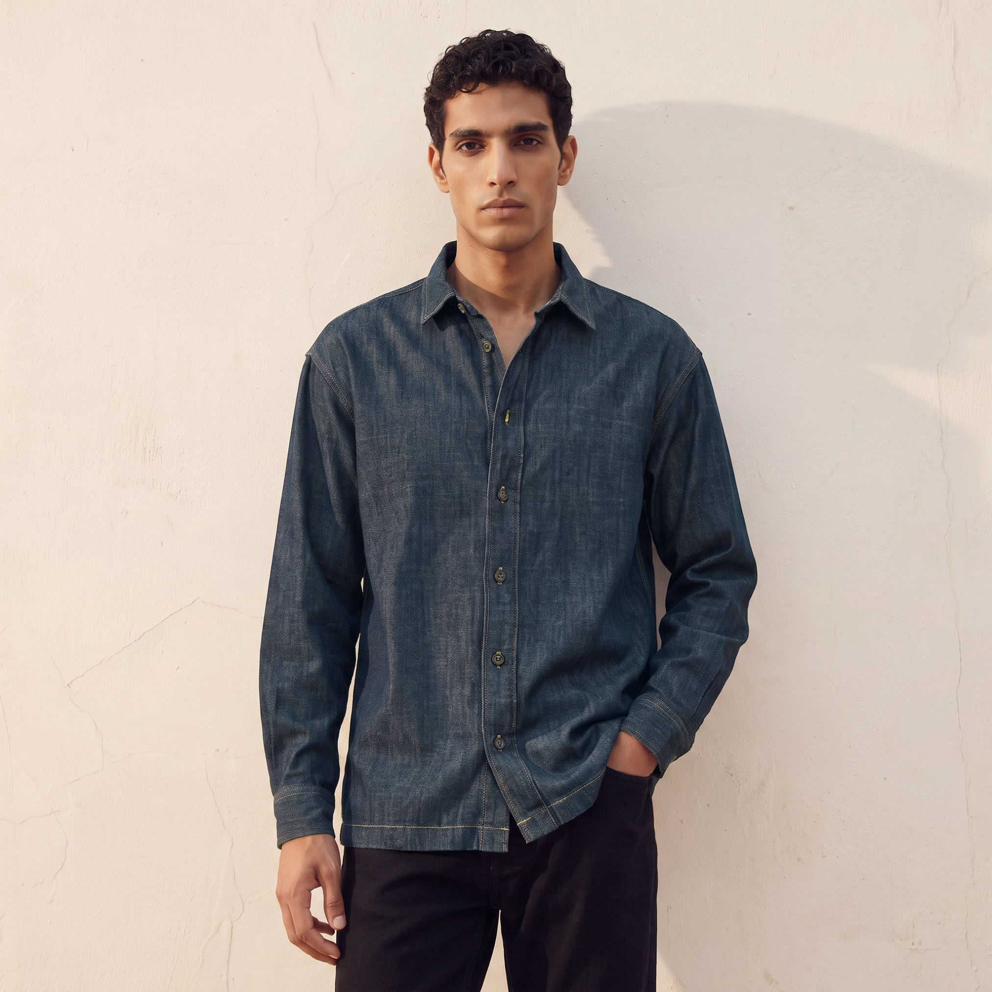 Lee Cooper Regular Fit Long Sleeves Shirt-men-clothing-shirts-image-1