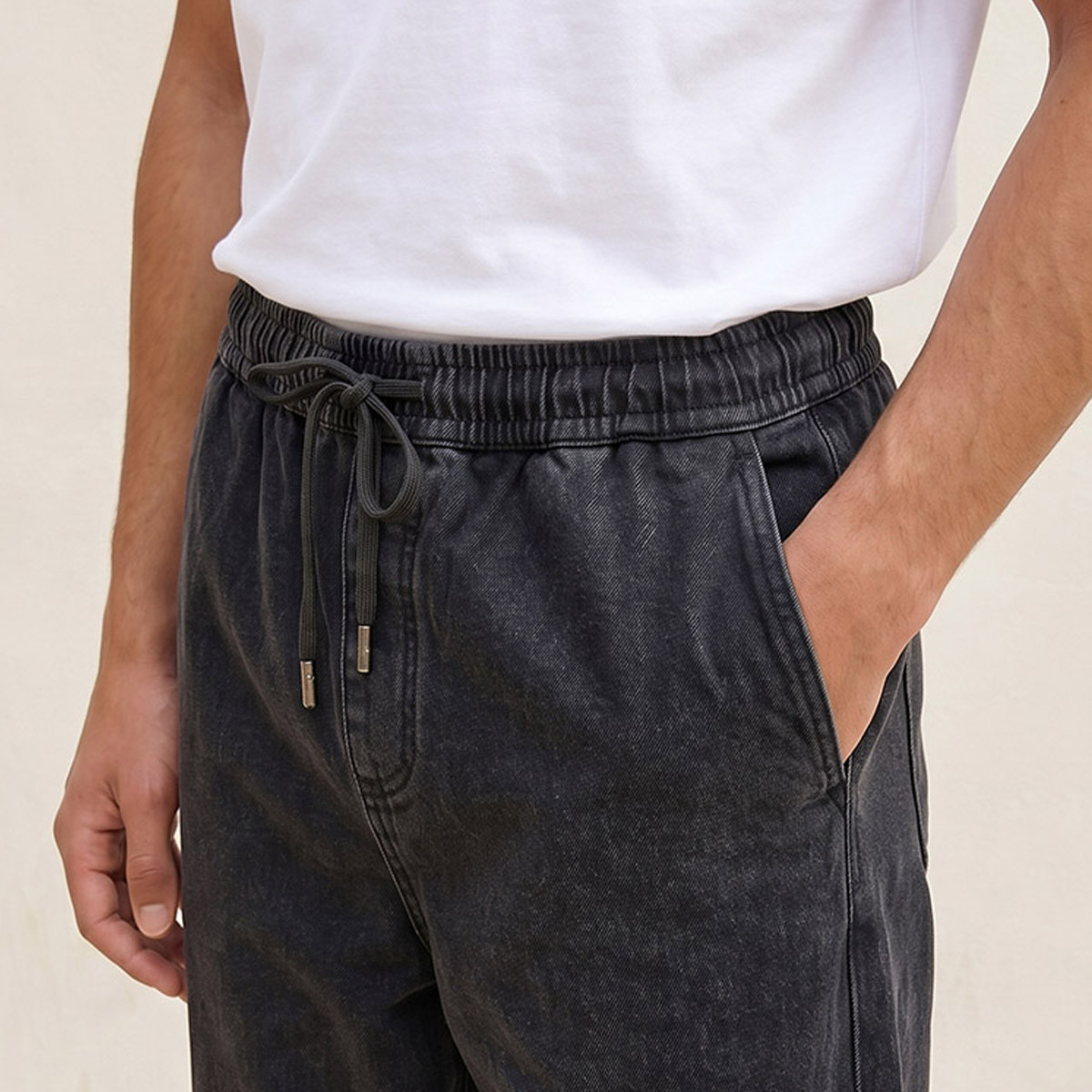 Lee Cooper Baggy Fit Drawstring Waist Jeans-men-clothing-jeans-image-9