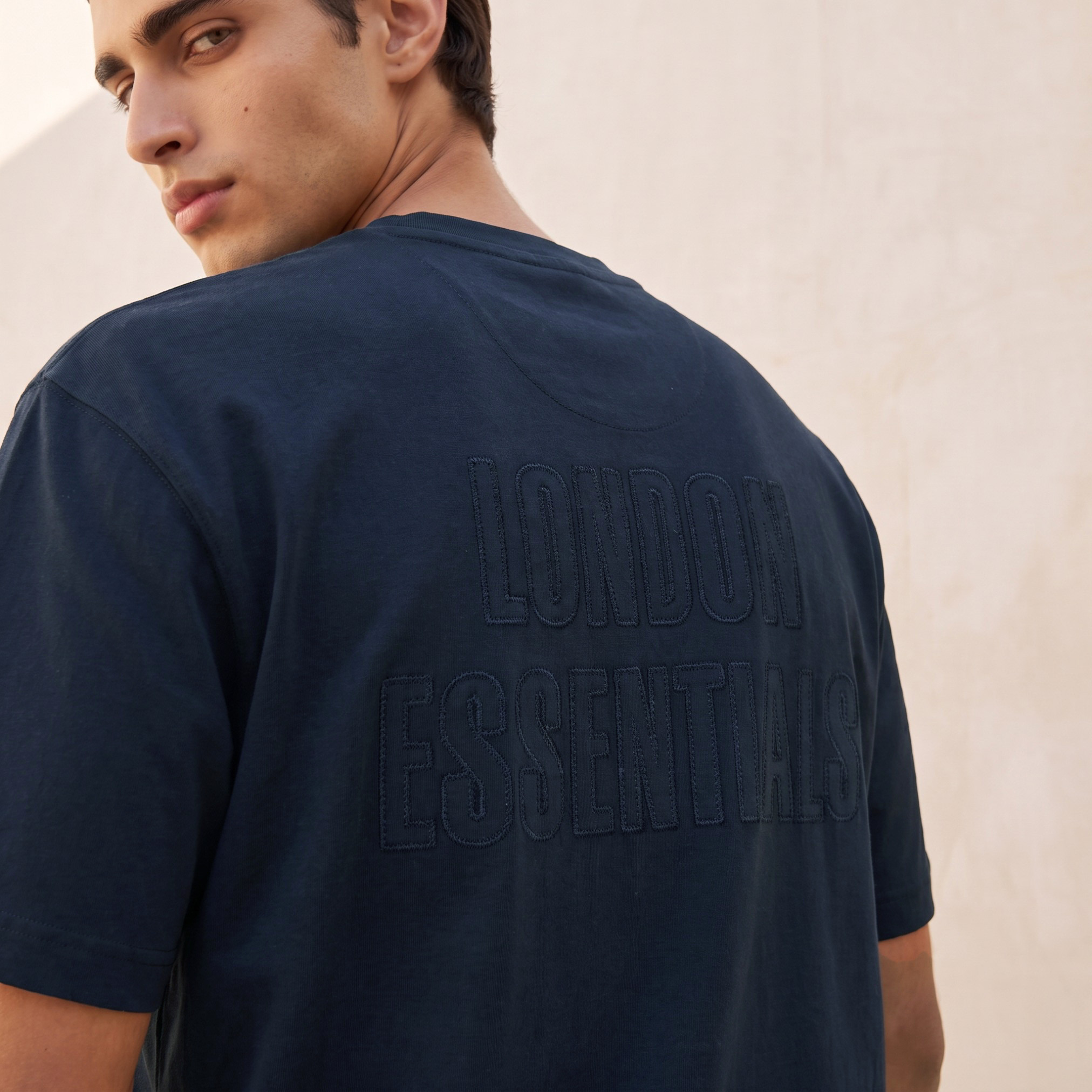 Lee Cooper Regular Fit Crew Neck Short Sleeves Embroidered T-shirt-men-clothing-tshirtsandpolos-tshirts-image-4