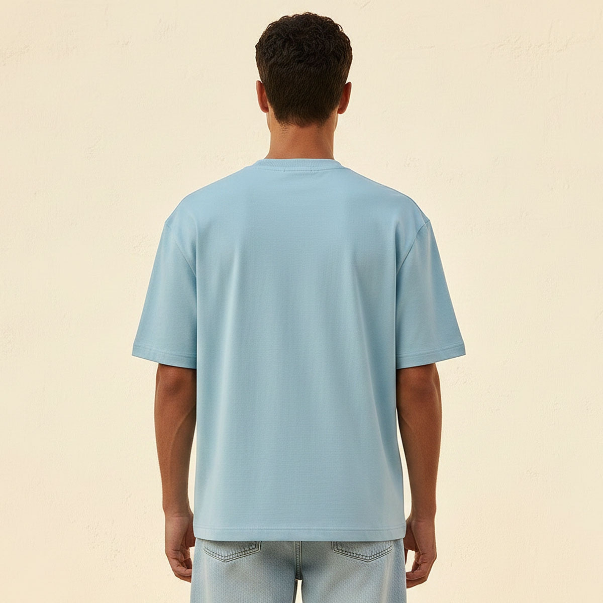 تيشيرت مطرز بقصة عادية وياقة ضيقة من لي كوبر-men-clothing-tshirtsandpolos-tshirts-image-4