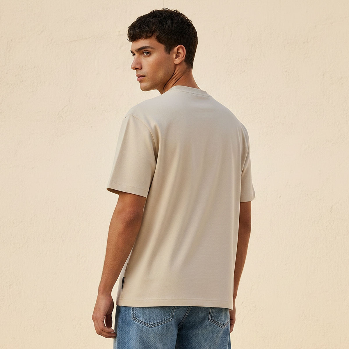 Lee Cooper Regular Fit Crew Neck Embroidered T-shirt-men-clothing-tshirtsandpolos-tshirts-image-4