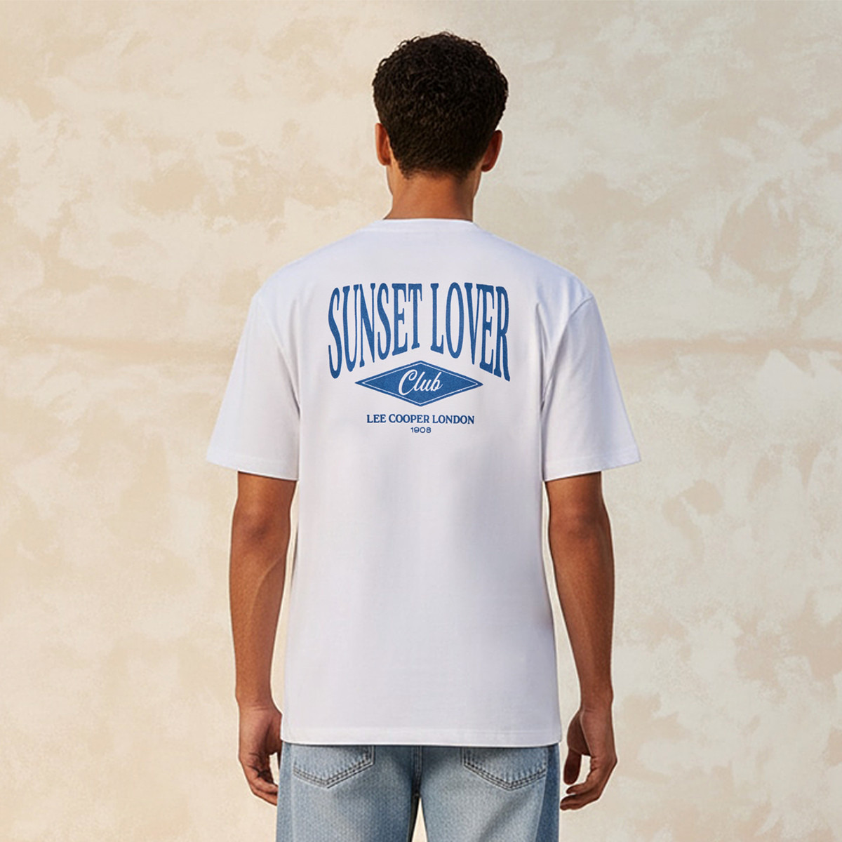 تيشيرت بياقة ضيقة وأكمام قصيرة وقصة عادية من لي كوبر-men-clothing-tshirtsandpolos-tshirts-image-4