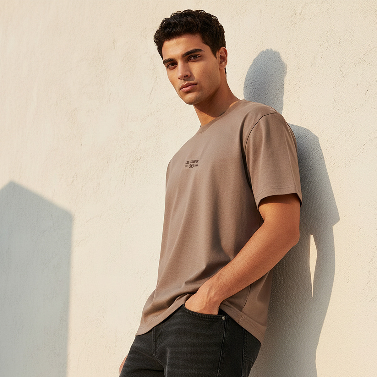 Lee Cooper Regular Fit Crew Neck Short Sleeves T-shirt-men-clothing-tshirtsandpolos-tshirts-image-1
