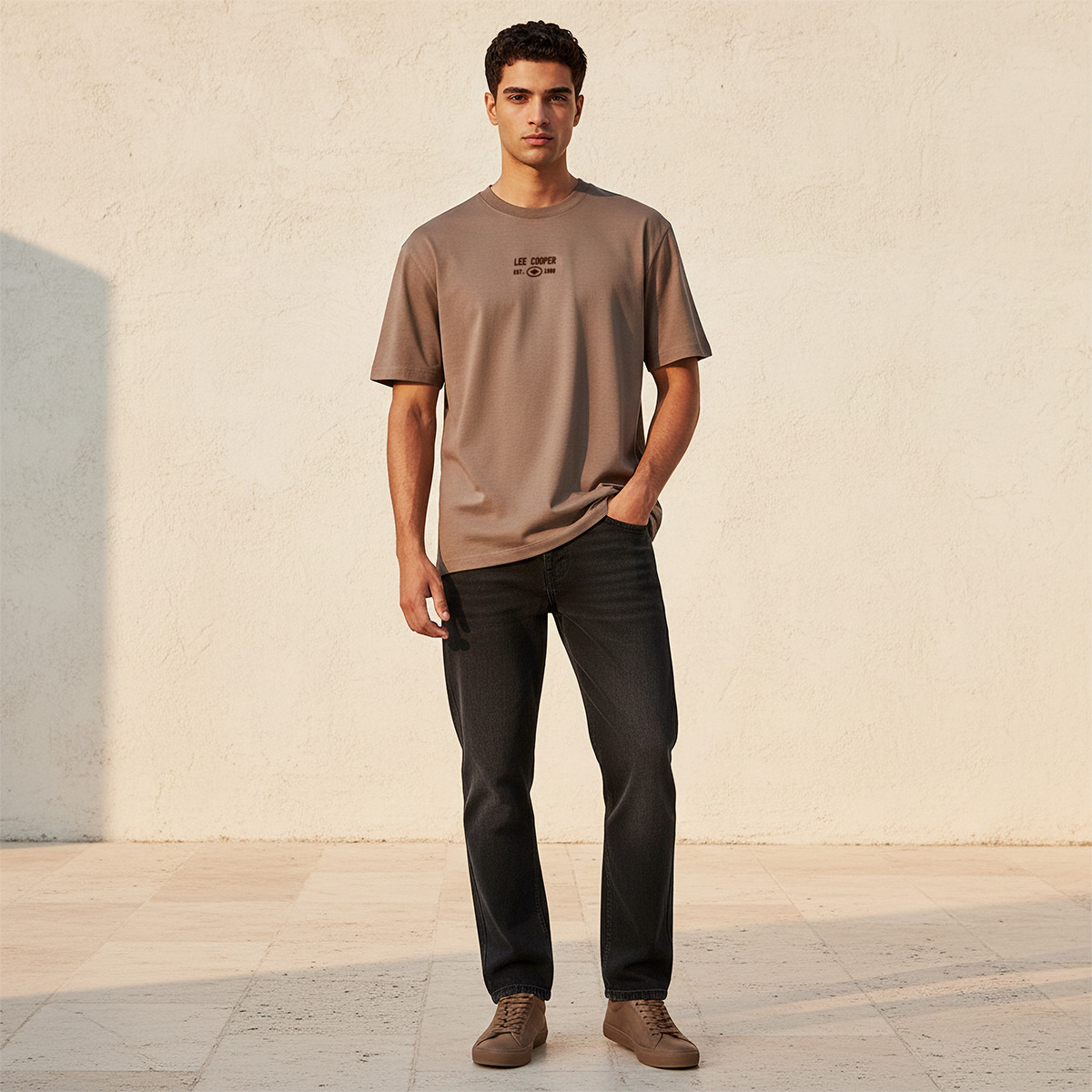 Lee Cooper Regular Fit Crew Neck Short Sleeves T-shirt-men-clothing-tshirtsandpolos-tshirts-image-3