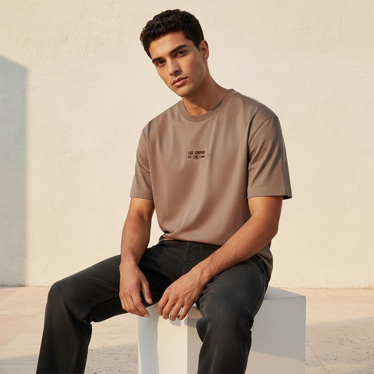 Lee Cooper Regular Fit Crew Neck Short Sleeves T-shirt-men-clothing-tshirtsandpolos-tshirts-image-5
