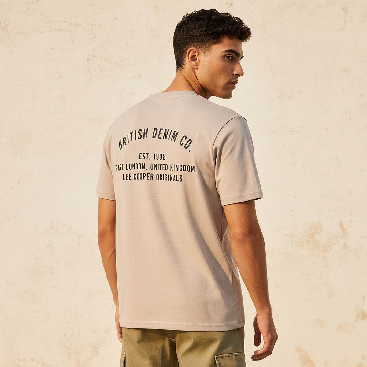 Lee Cooper Men Regular Fit Crew Neck Short Sleeve Logo Print T-shirt-men-clothing-tshirtsandpolos-tshirts-image-4