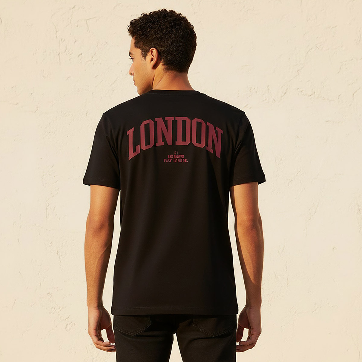 Lee Cooper Men Regular Fit Crew Neck Short Sleeve Logo Print T-shirt-men-clothing-tshirtsandpolos-tshirts-image-4