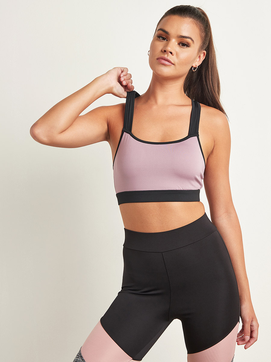 Styli Contrast Straps Sports Bra Top-women-clothing-sportswearandactivewear-sportsbras-image-1