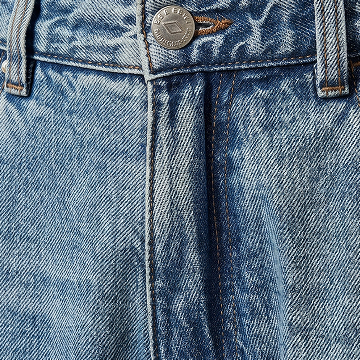 بنطلون جينز قطن بقصة باغي من لي كوبر-men-clothing-bottoms-trousersandchinos-trousers-image-2
