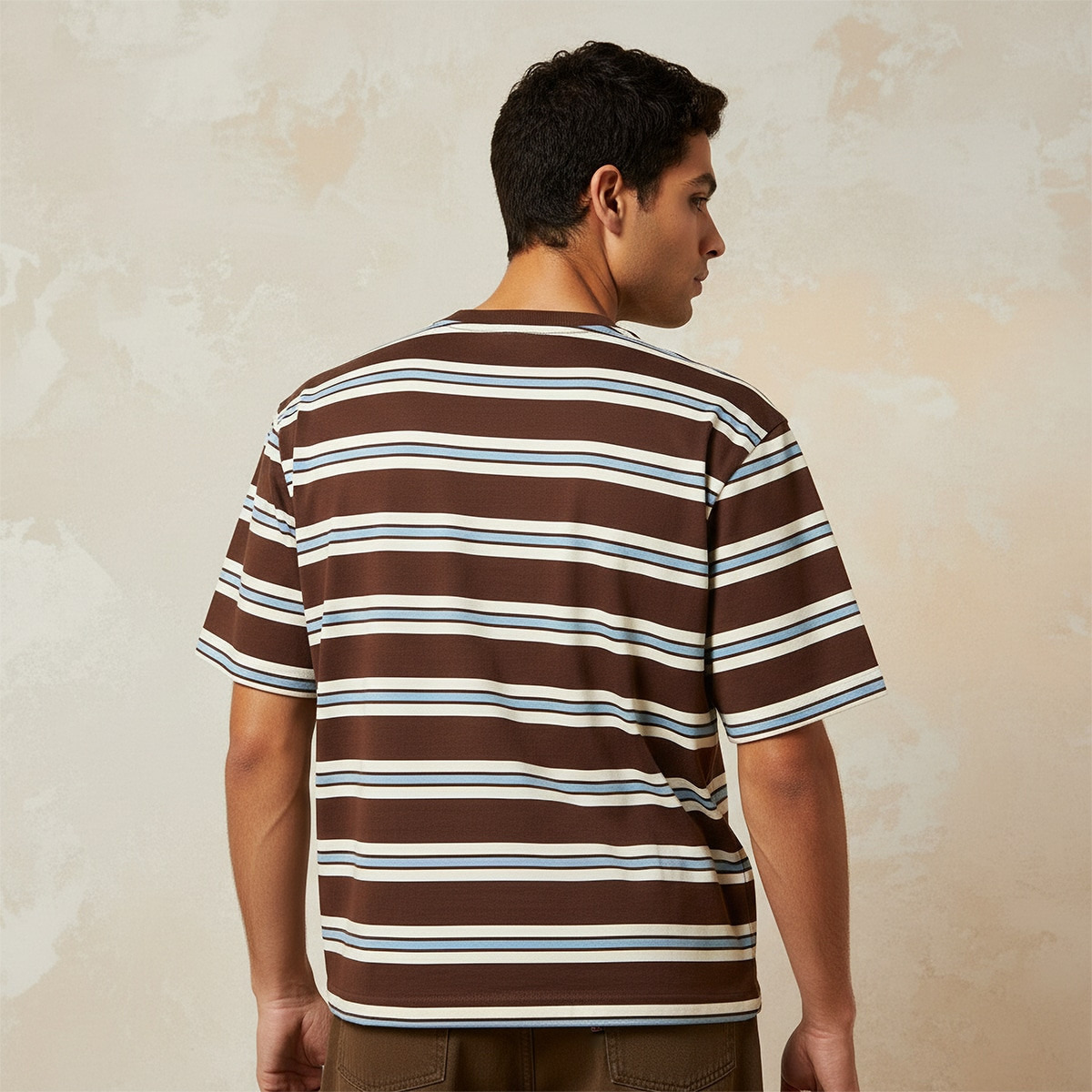 Lee Cooper Regular Fit Crew Neck Short Sleeves Striped T-shirt-men-clothing-tshirtsandpolos-tshirts-image-4