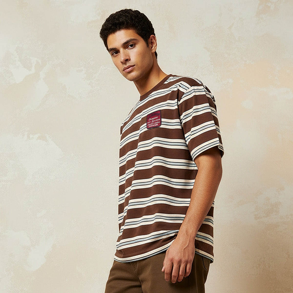 Lee Cooper Regular Fit Crew Neck Short Sleeves Striped T-shirt-men-clothing-tshirtsandpolos-tshirts-image-6