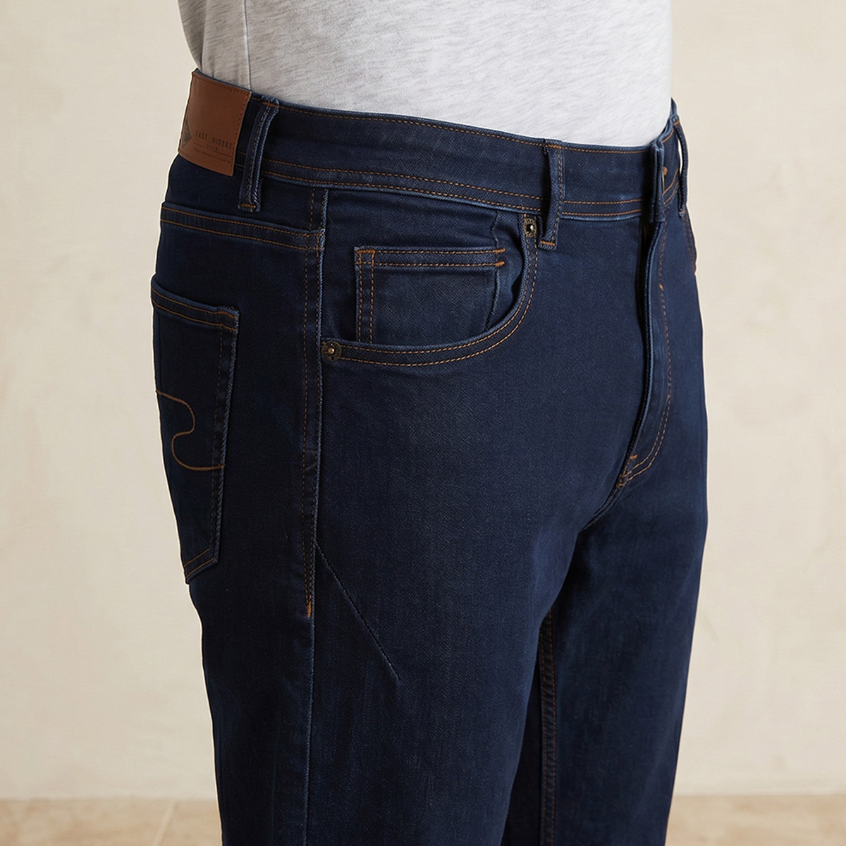 بنطلون جينز بقصّة سليم من لي كوبر-men-clothing-jeans-image-5