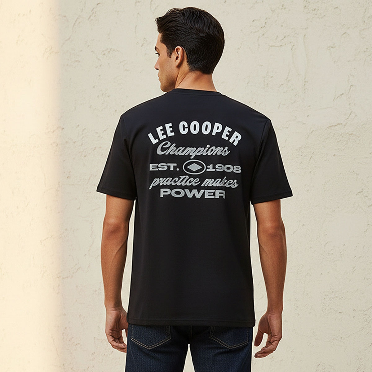 Lee Cooper Regular Fit Crew Neck Short Sleeves Logo Print T-shirt-men-clothing-tshirtsandpolos-tshirts-image-4