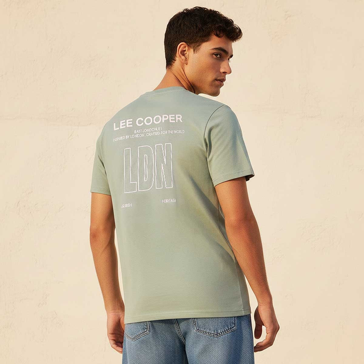 Lee Cooper Regular Fit Crew Neck Short Sleeves Logo Print T-shirt-men-clothing-tshirtsandpolos-tshirts-image-4