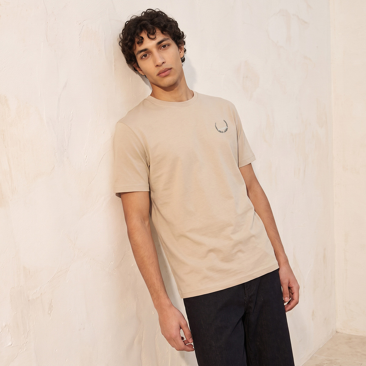 Lee Cooper Regular Fit Crew Neck Logo Print T-shirt-men-clothing-tshirtsandpolos-tshirts-image-4
