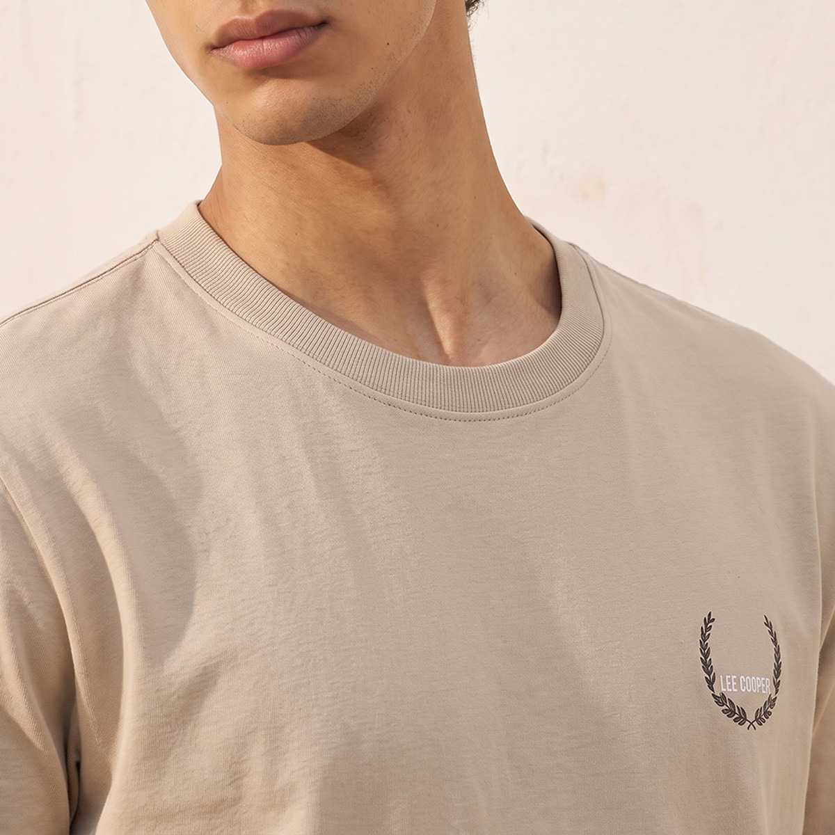 Lee Cooper Regular Fit Crew Neck Logo Print T-shirt-men-clothing-tshirtsandpolos-tshirts-image-6