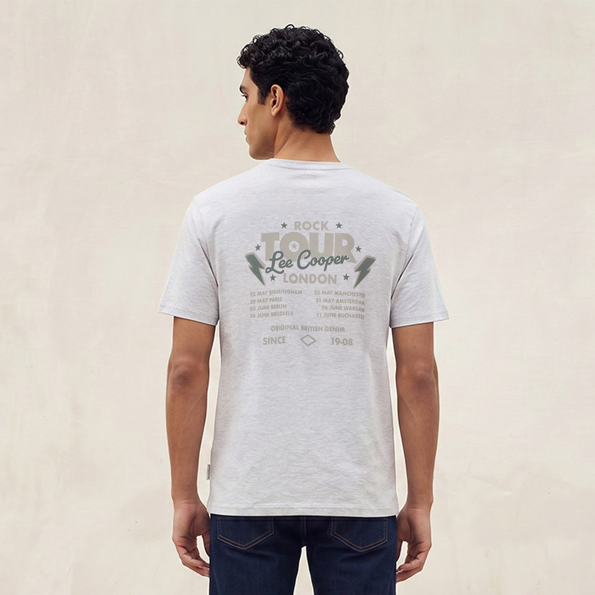 Lee Cooper Regular Fit Crew Neck Short Sleeves Logo Print T-shirt-men-clothing-tshirtsandpolos-tshirts-image-4