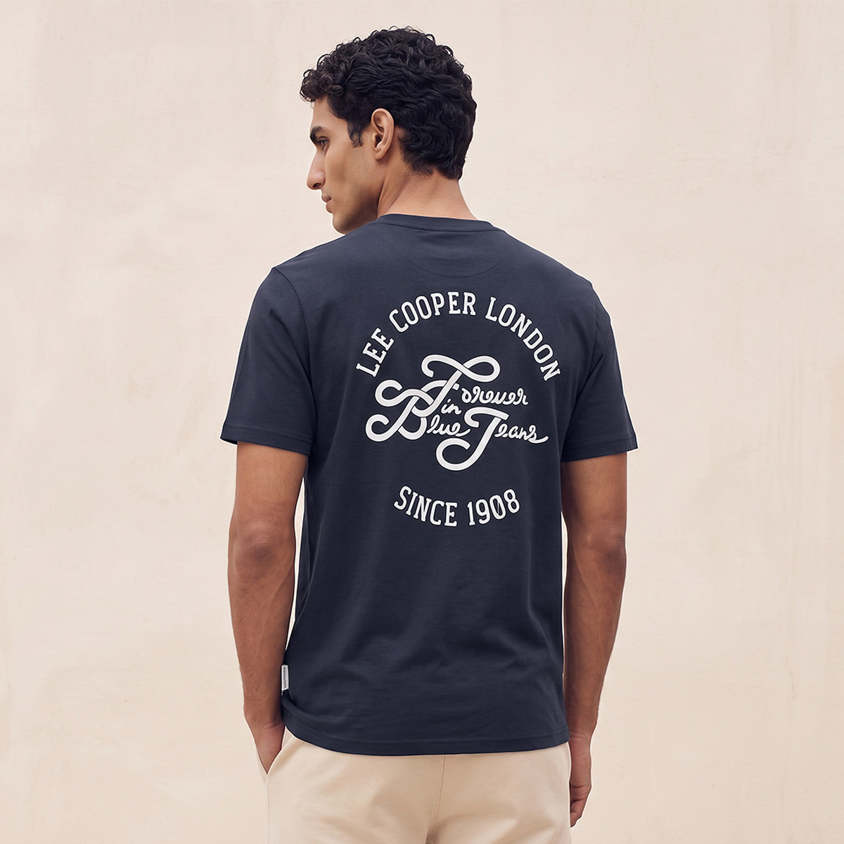 Lee Cooper Regular Fit Crew Neck Short Sleeves Logo Print T-shirt-men-clothing-tshirtsandpolos-tshirts-image-3