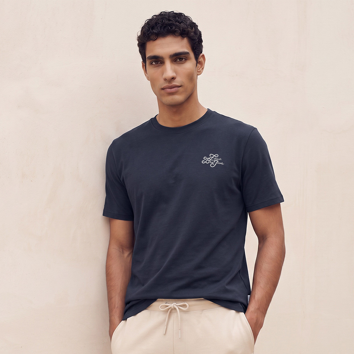 Lee Cooper Regular Fit Crew Neck Short Sleeves Logo Print T-shirt-men-clothing-tshirtsandpolos-tshirts-image-1
