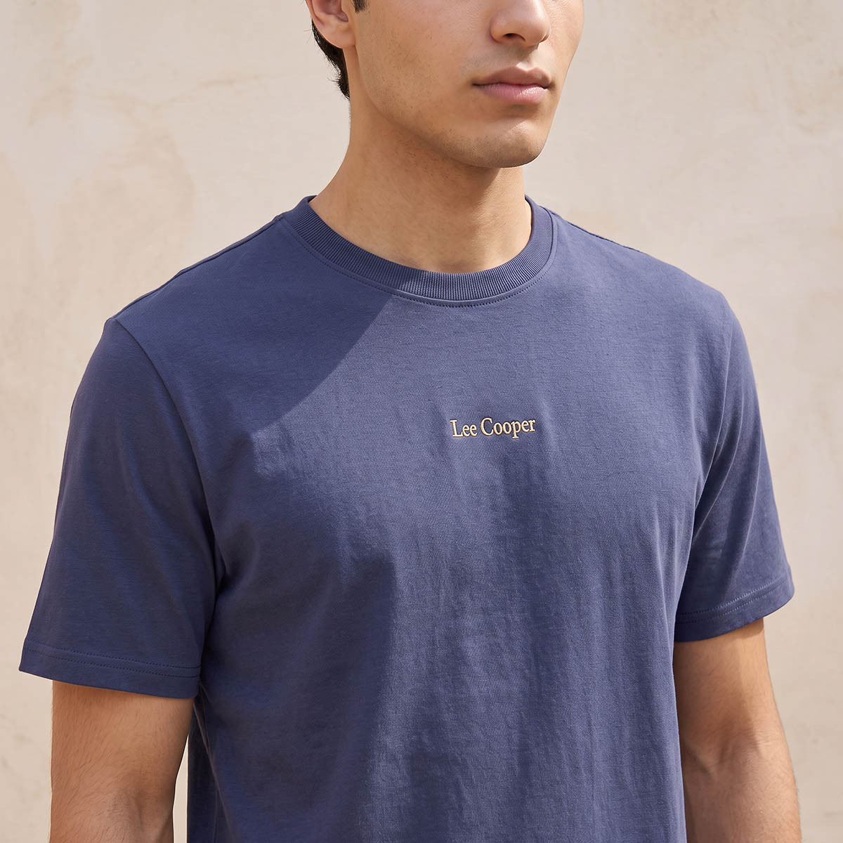 Lee Cooper Regular Fit Crew Neck Short Sleeves Logo Print T-shirt-men-clothing-tshirtsandpolos-tshirts-image-5