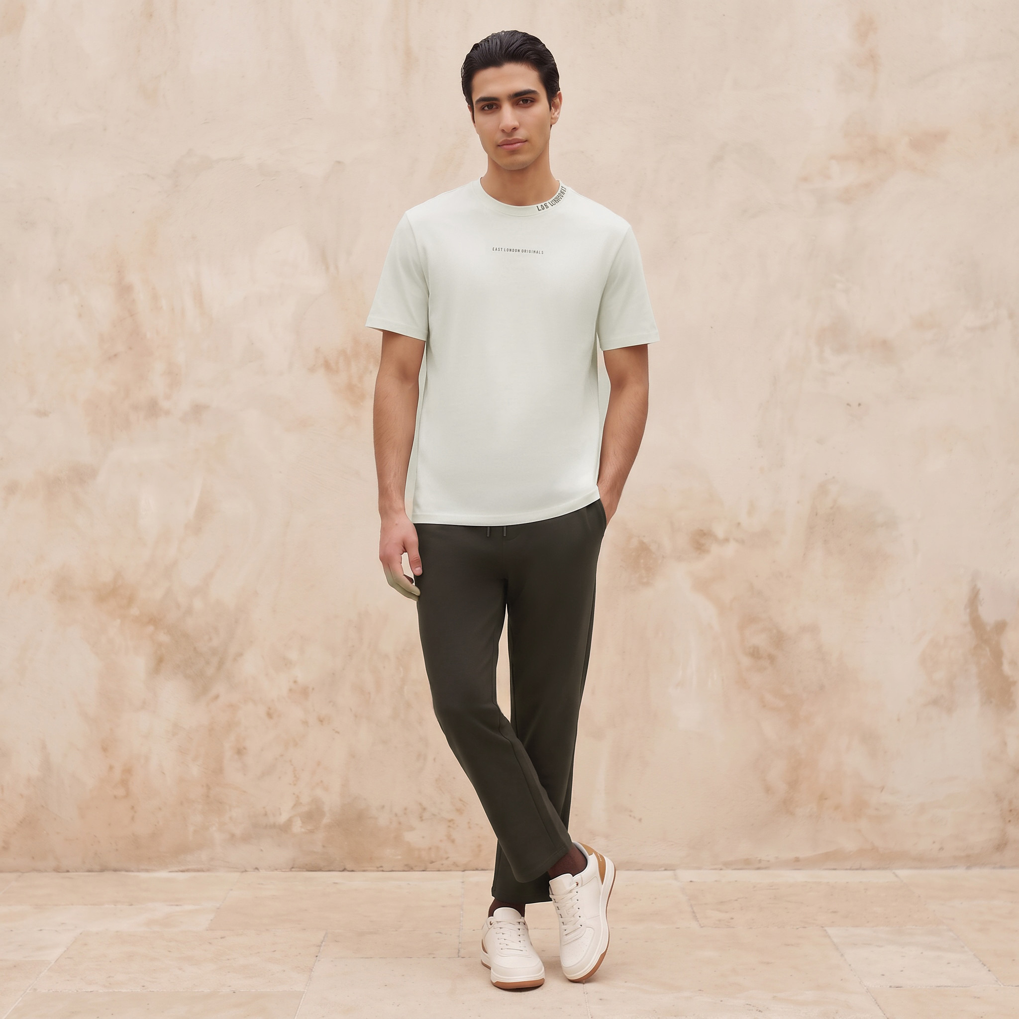 Lee Cooper Regular Fit Crew Neck Short Sleeves Logo Print T-shirt-men-clothing-tshirtsandpolos-tshirts-image-3