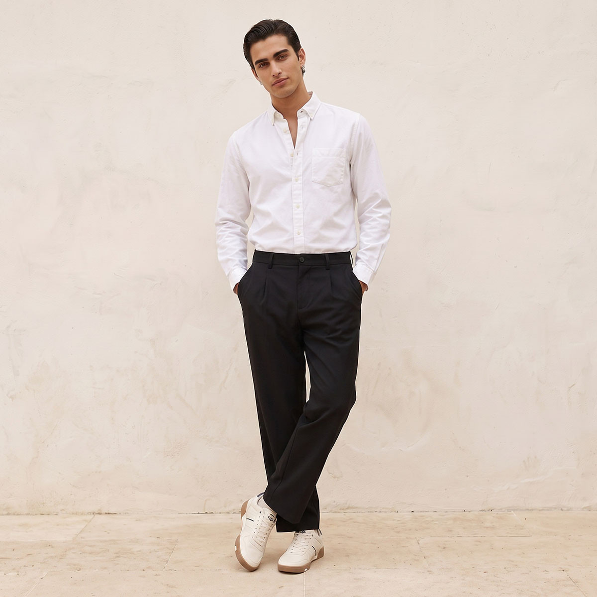 قميص بأكمام طويلة من لي كوبر-men-clothing-shirts-image-2