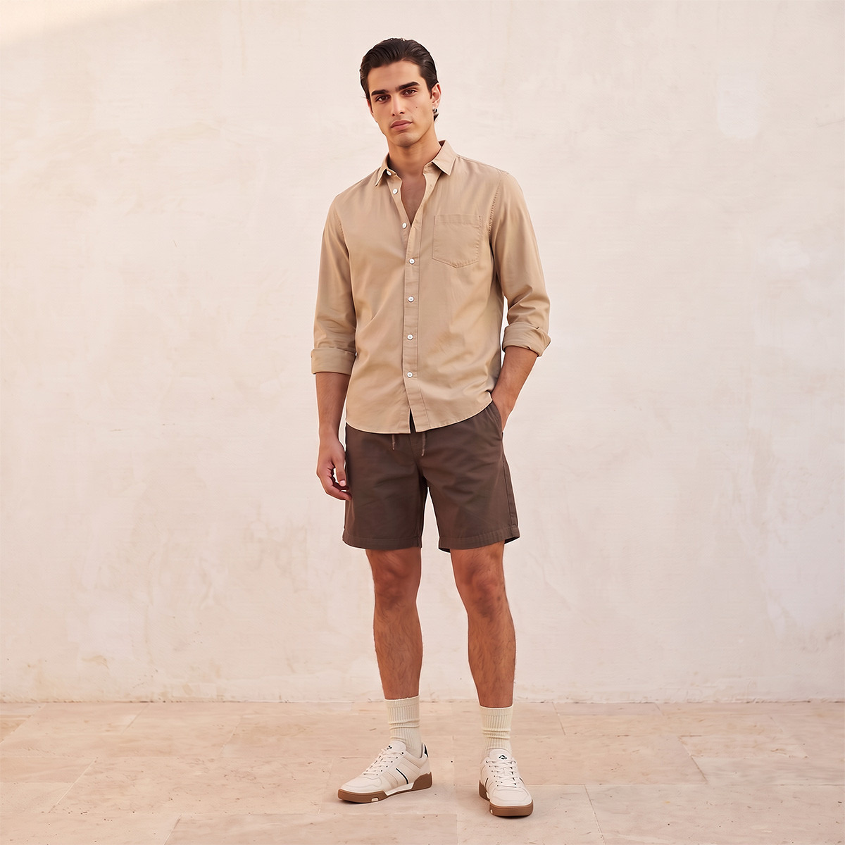قميص بأكمام طويلة من لي كوبر-men-clothing-shirts-image-2