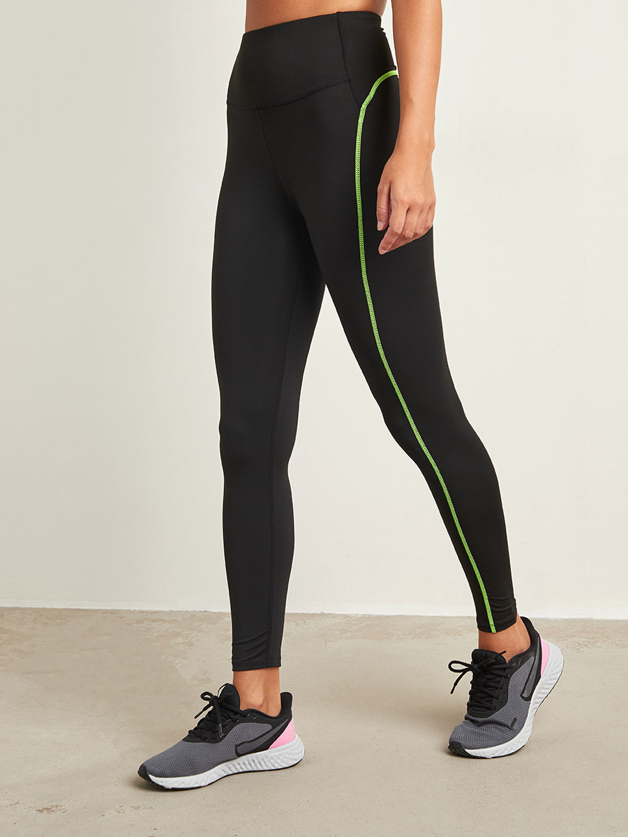 ليقنز رياضي بتفاصيل غرز ملونة من ستايلي-women-clothing-leggings-image-1