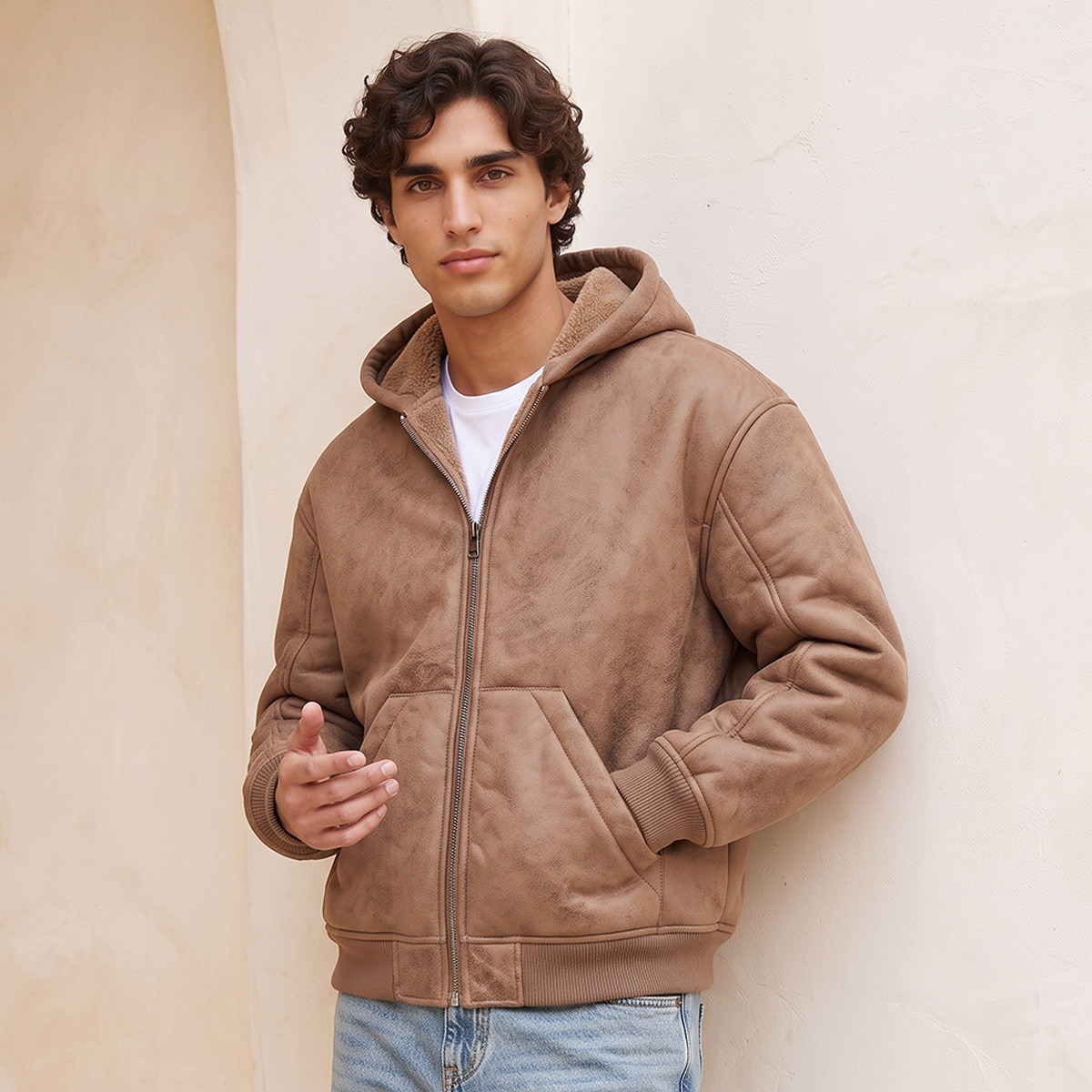 جاكيت بقبعة من لي كوبر-men-clothing-jacketsandblazers-jackets-image-1