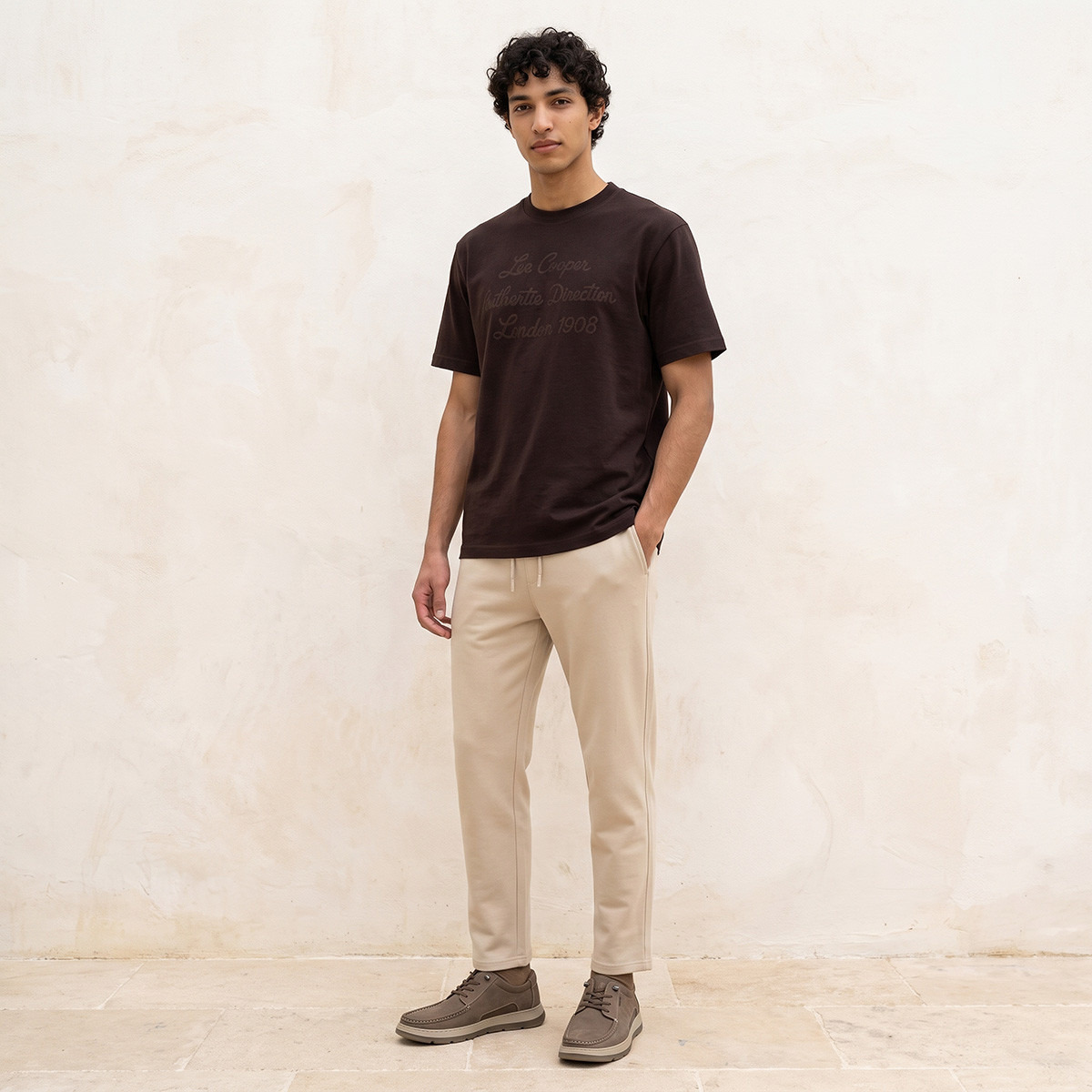 Lee Cooper Logo Print Crew Neck T-shirt-men-clothing-tshirtsandpolos-tshirts-image-2