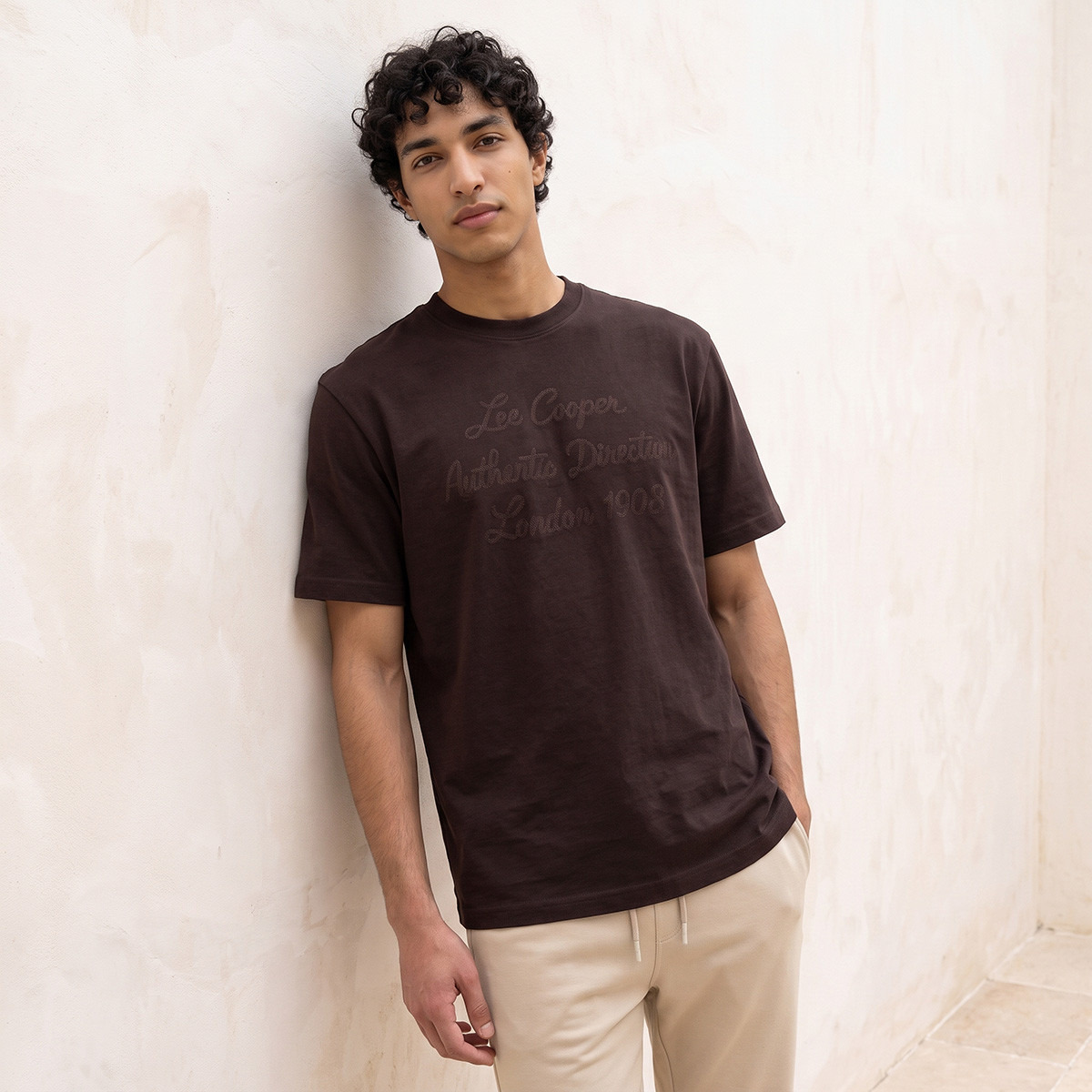 Lee Cooper Logo Print Crew Neck T-shirt-men-clothing-tshirtsandpolos-tshirts-image-5