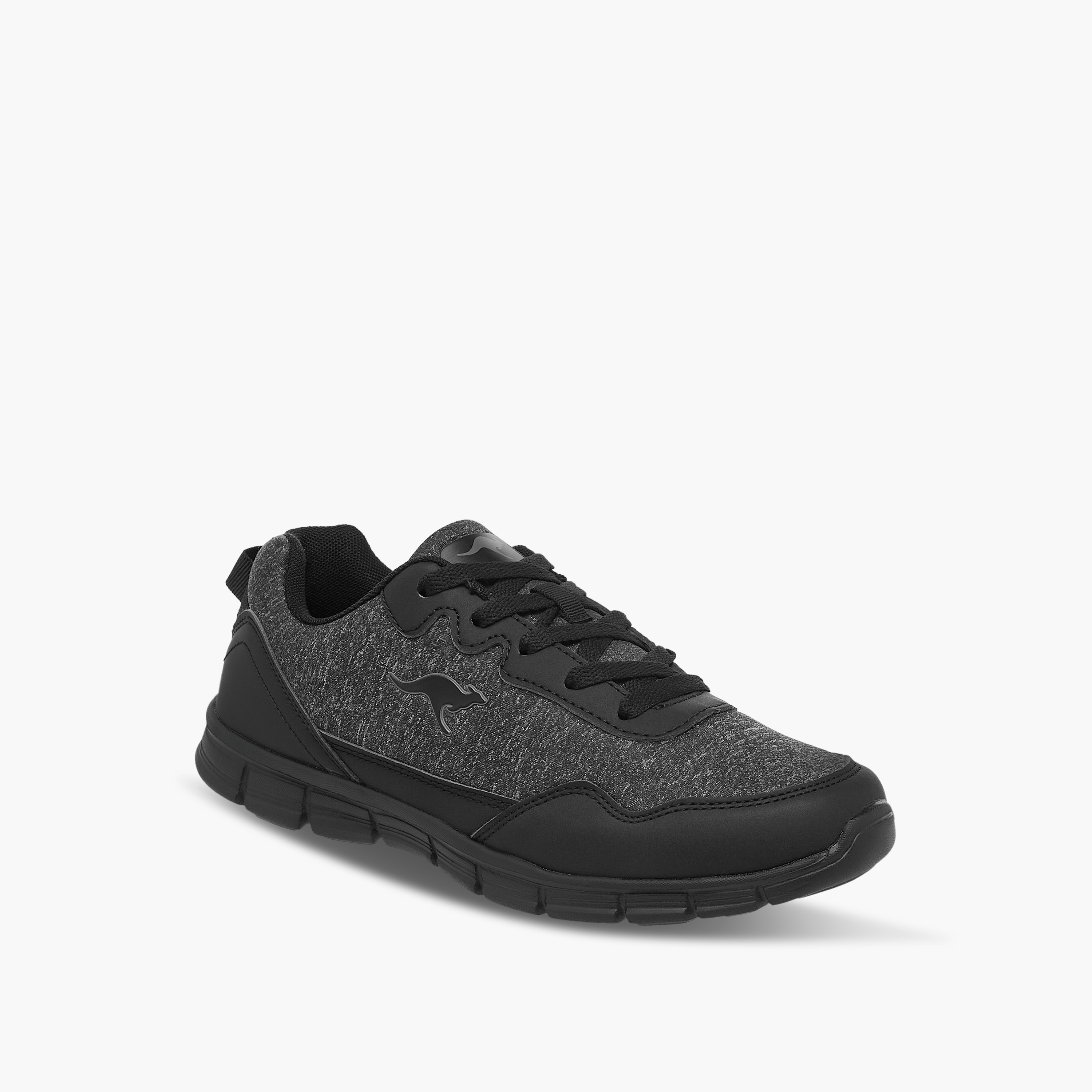 KangaROOS Women's Panelled Sports Shoes with Lace-Up Closure-women-shoes-sports-image-2