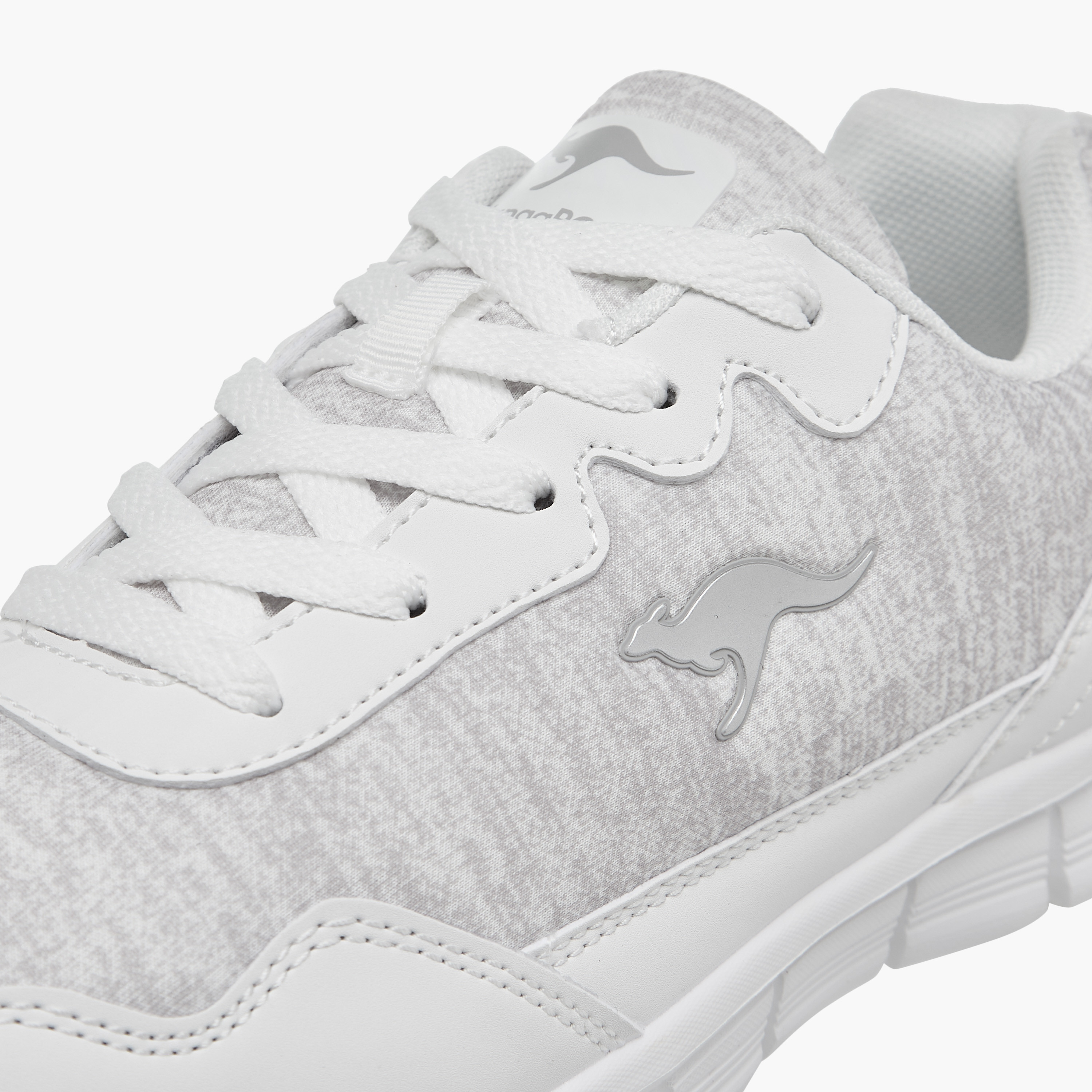 KangaROOS Women's Panelled Sports Shoes with Lace-Up Closure-women-shoes-sports-image-4