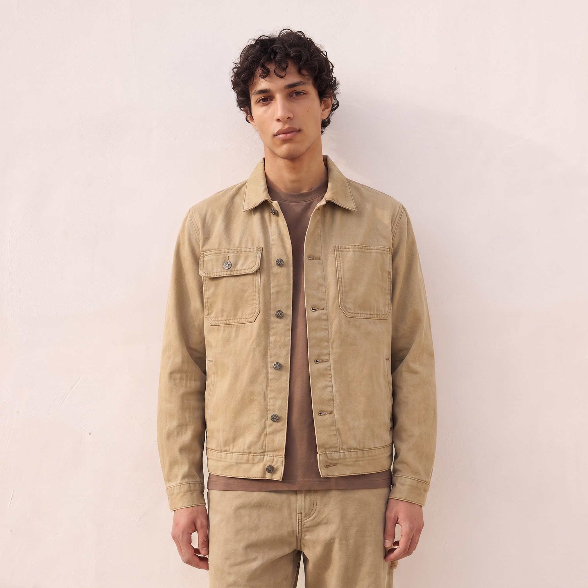 Lee Cooper Cotton Jacket with Flap Pockets-men-clothing-jacketsandblazers-jackets-image-1
