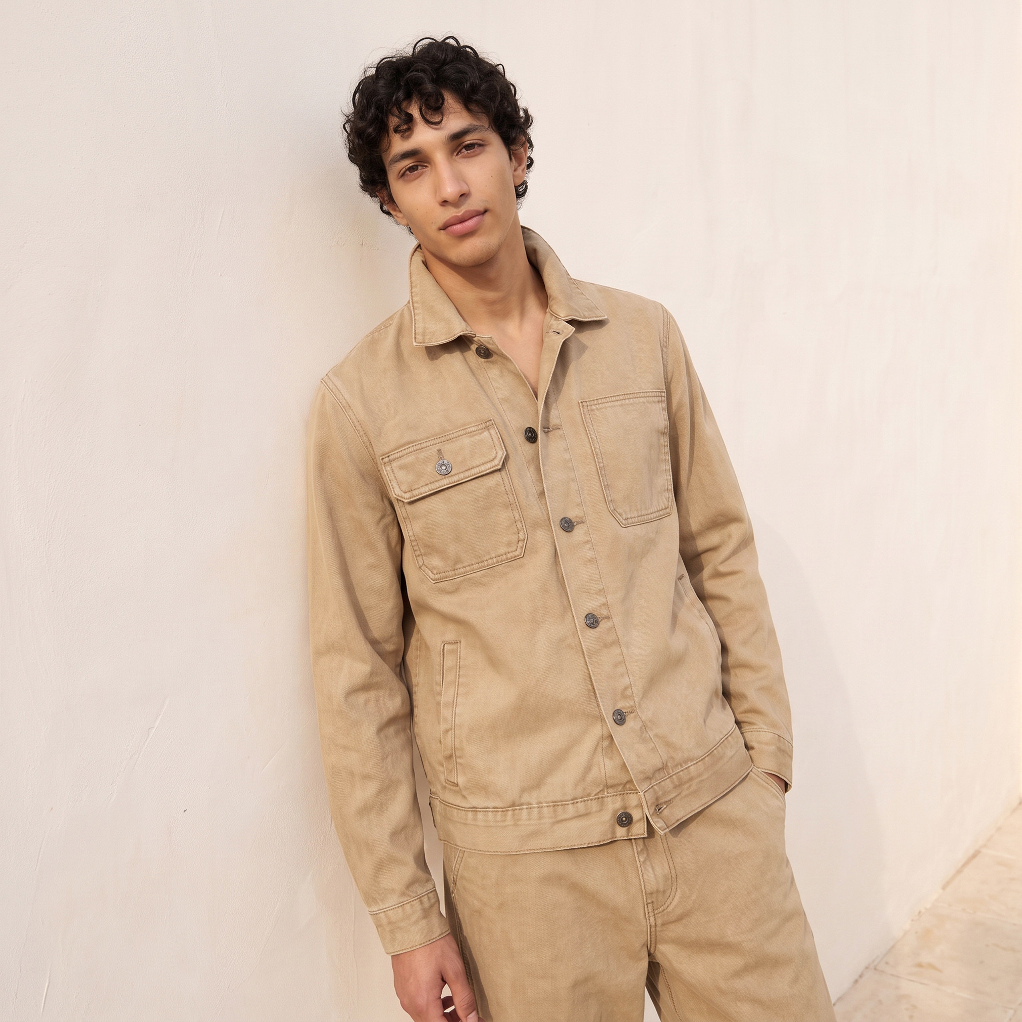 Lee Cooper Cotton Jacket with Flap Pockets-men-clothing-jacketsandblazers-jackets-image-4