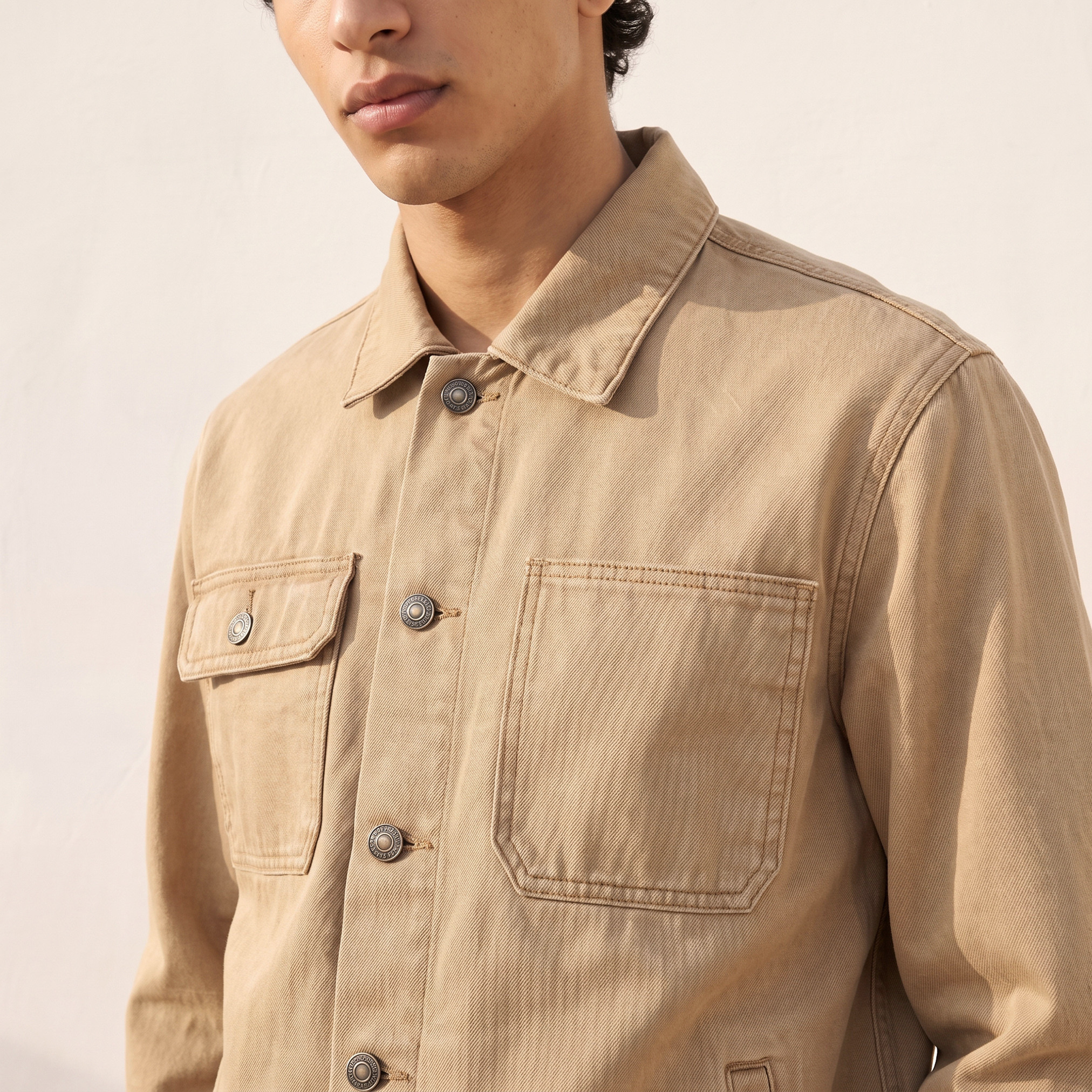 Lee Cooper Cotton Jacket with Flap Pockets-men-clothing-jacketsandblazers-jackets-image-5