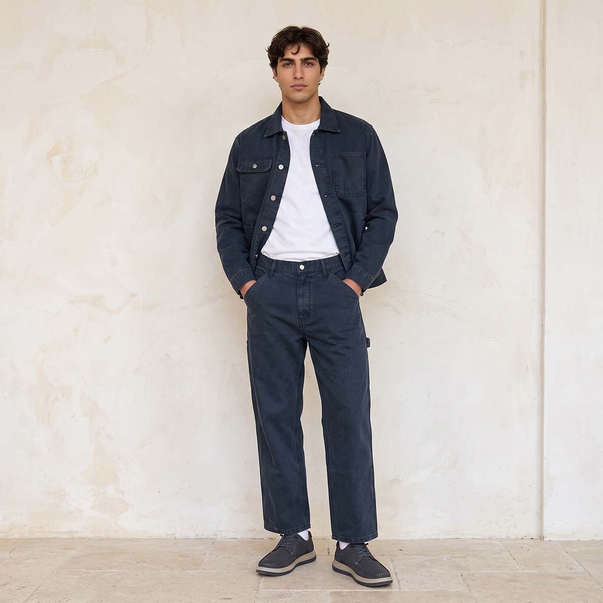 بنطلون جينز بقصة عادية من لي كوبر-men-clothing-jeans-image-2