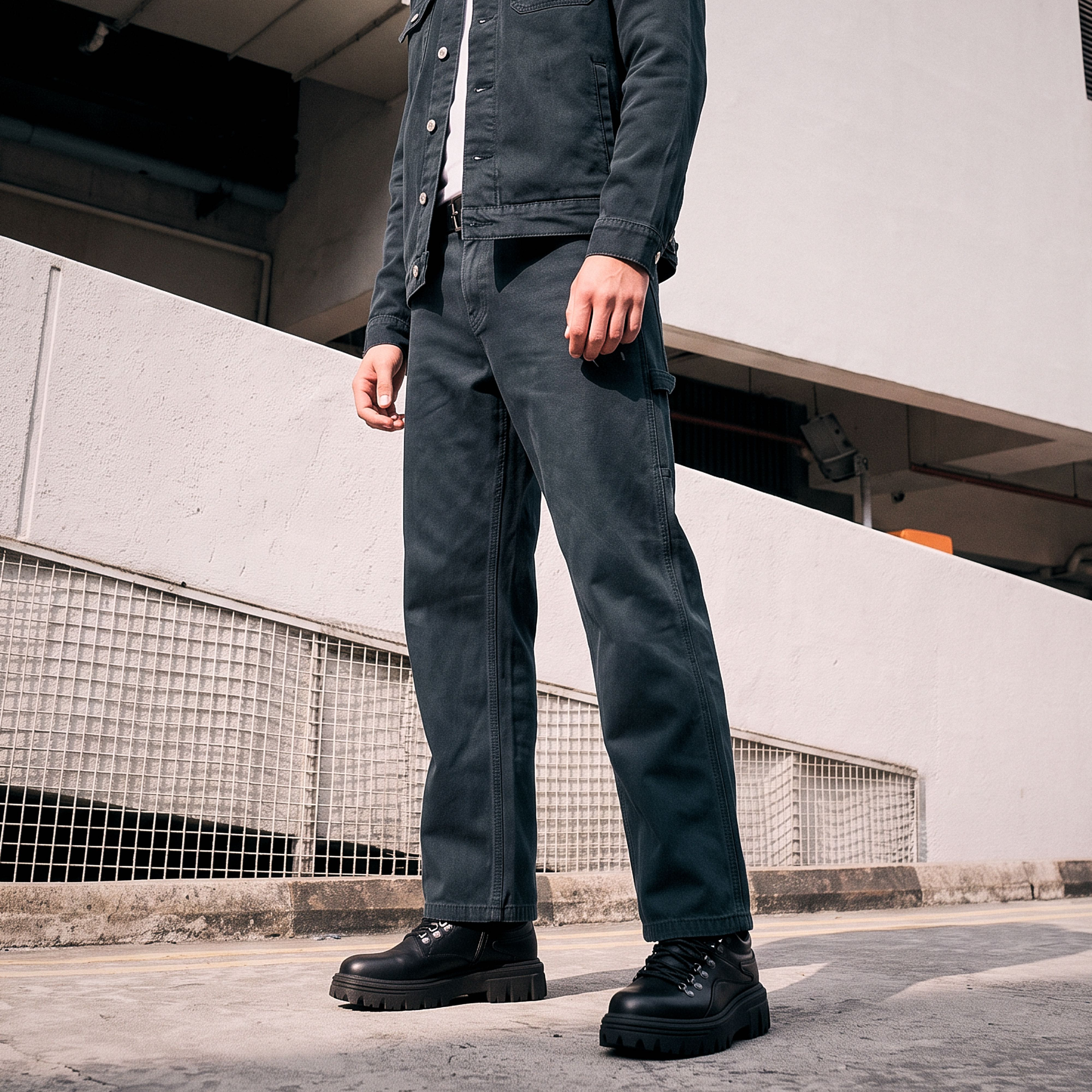 بنطلون جينز بقصة عادية من لي كوبر-men-clothing-jeans-image-1