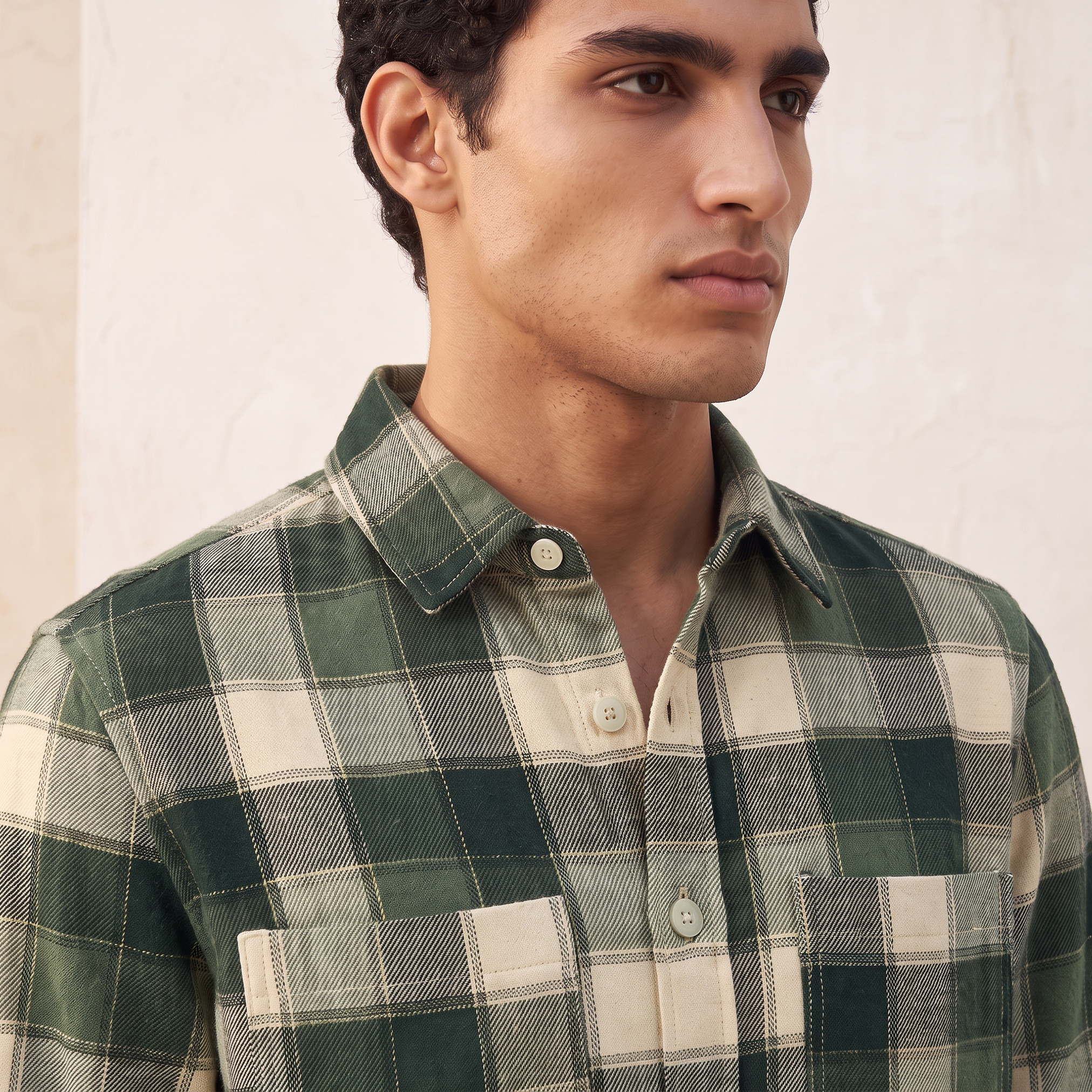 Lee Cooper Regular Fit Cotton Checked Shirt-men-clothing-shirts-image-4