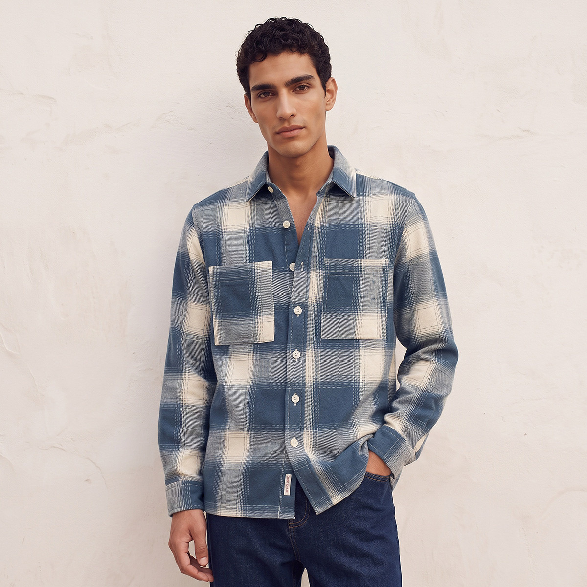 Lee Cooper Regular Fit Cotton Checked Shirt-men-clothing-shirts-image-1